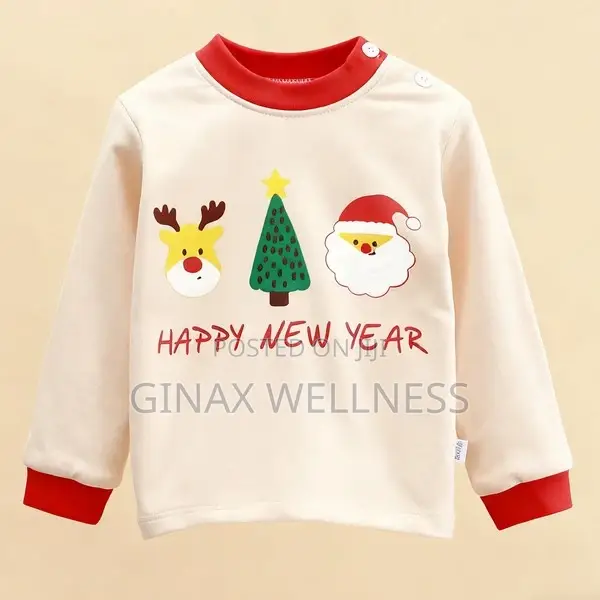 Two-Piece Happy New Year Baby Pajama Set