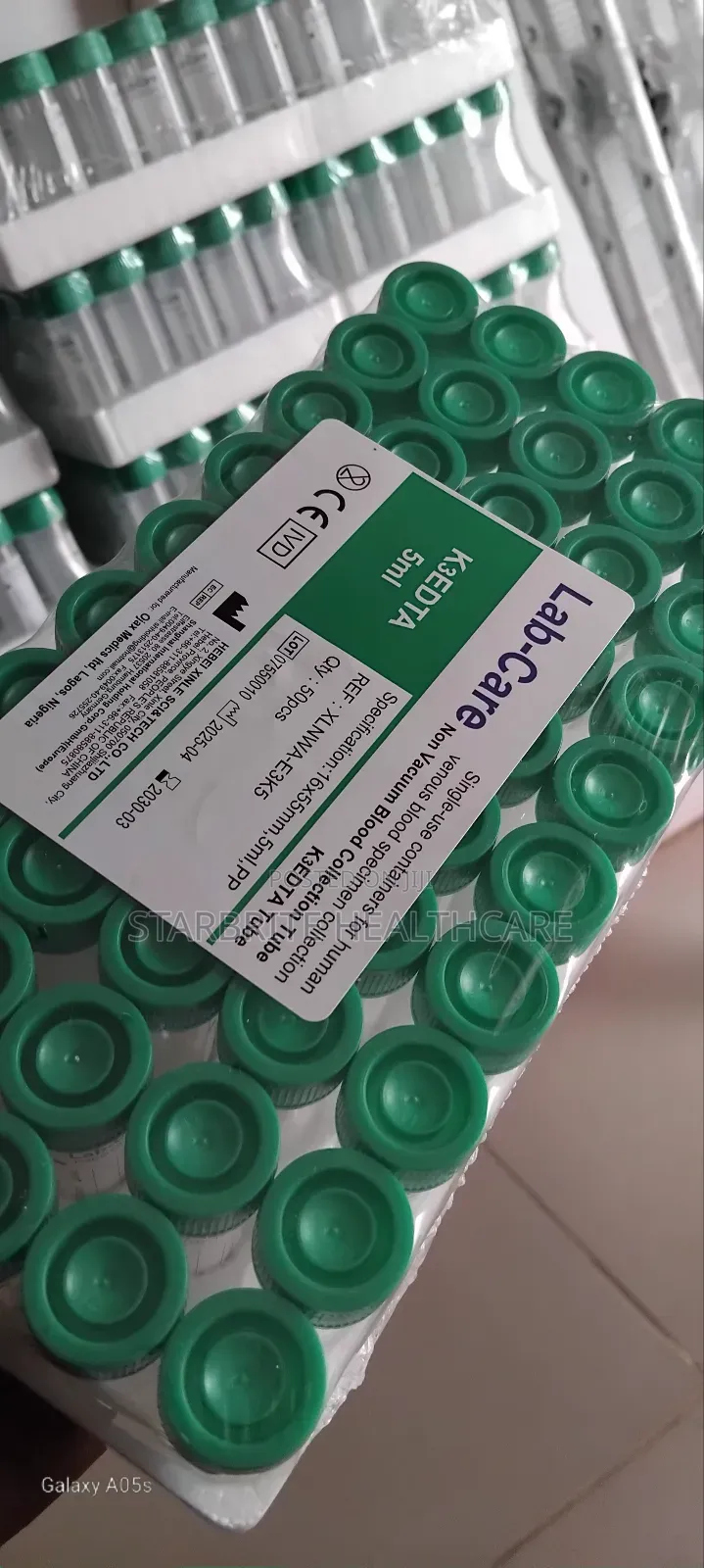 Non Vacuum Blood Collection Tube - K3edta Tube