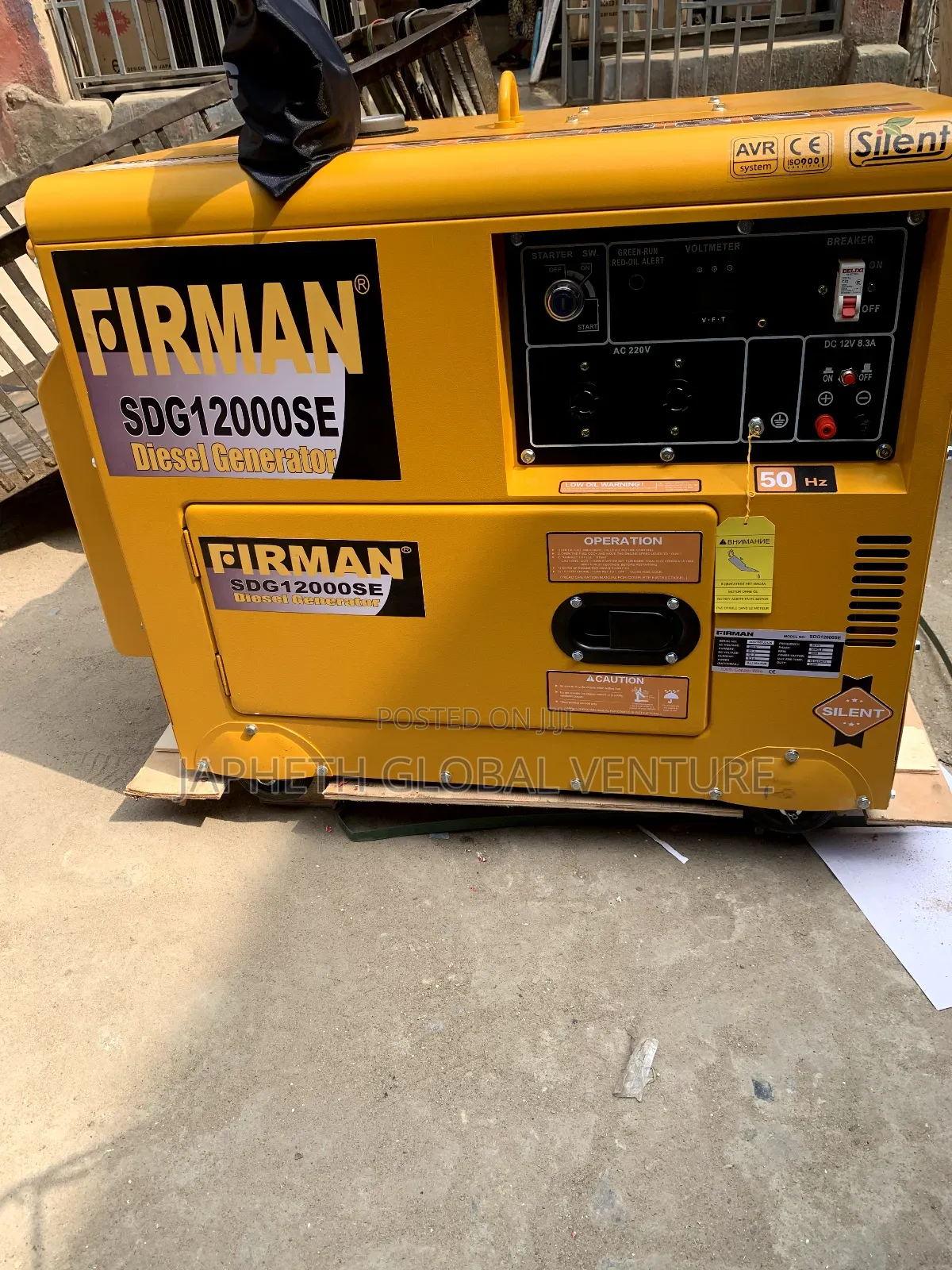 Strong Firman Soundproof Generator for Shops, Offices Homes