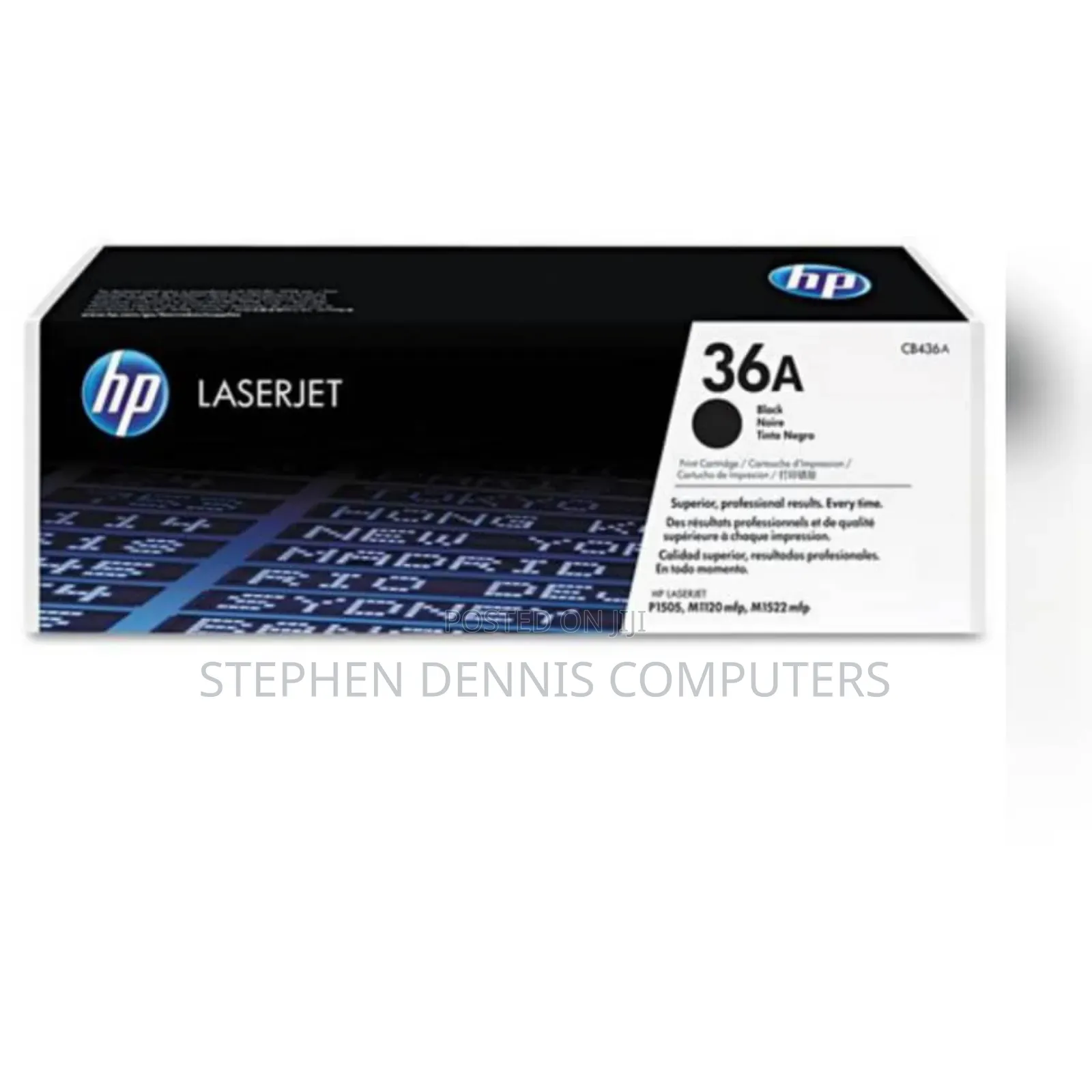 Hp 36a Black Original Laserjet Toner Cartridge (Cb436a)