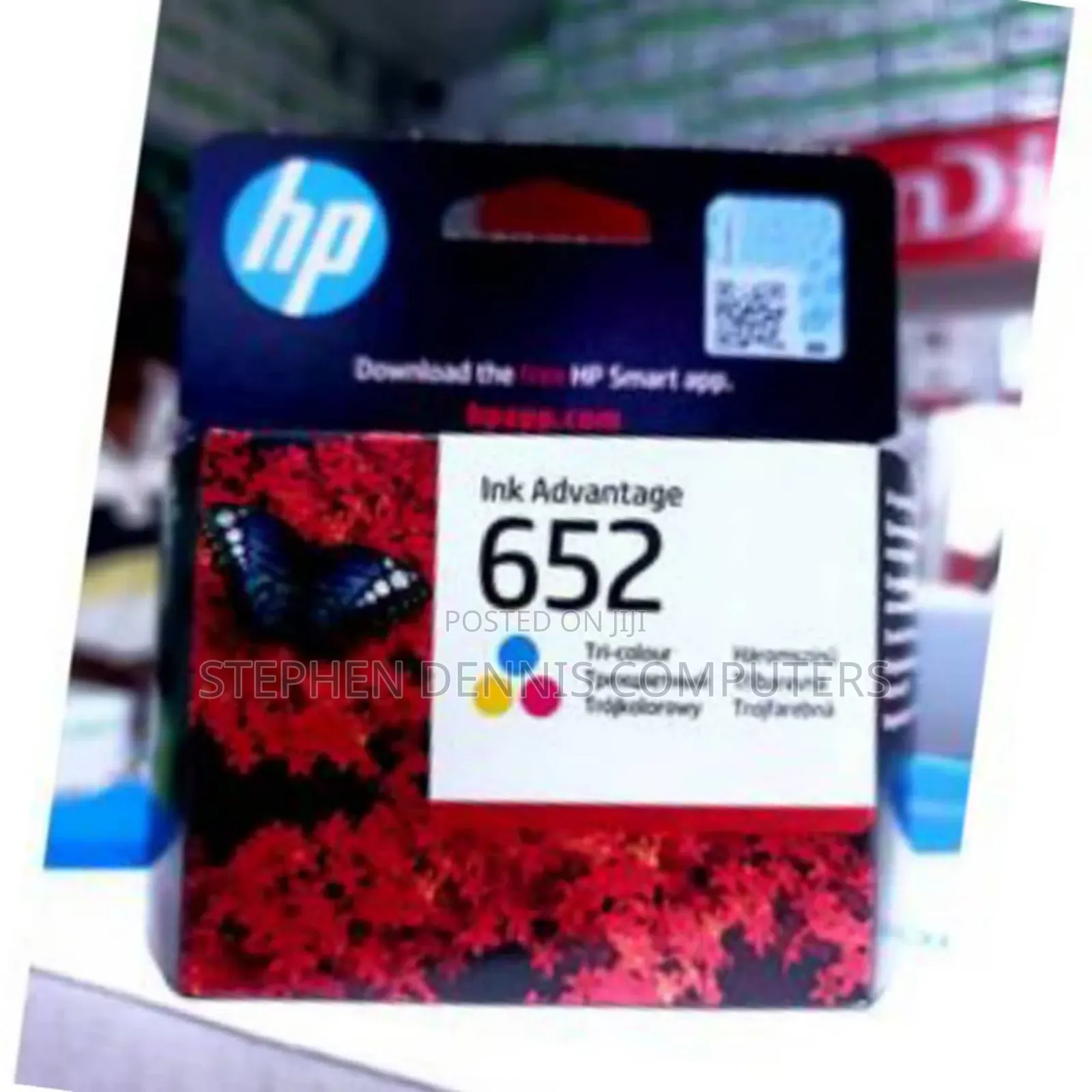Hp 652 Tri-Color Original Ink Advantage Cartridge