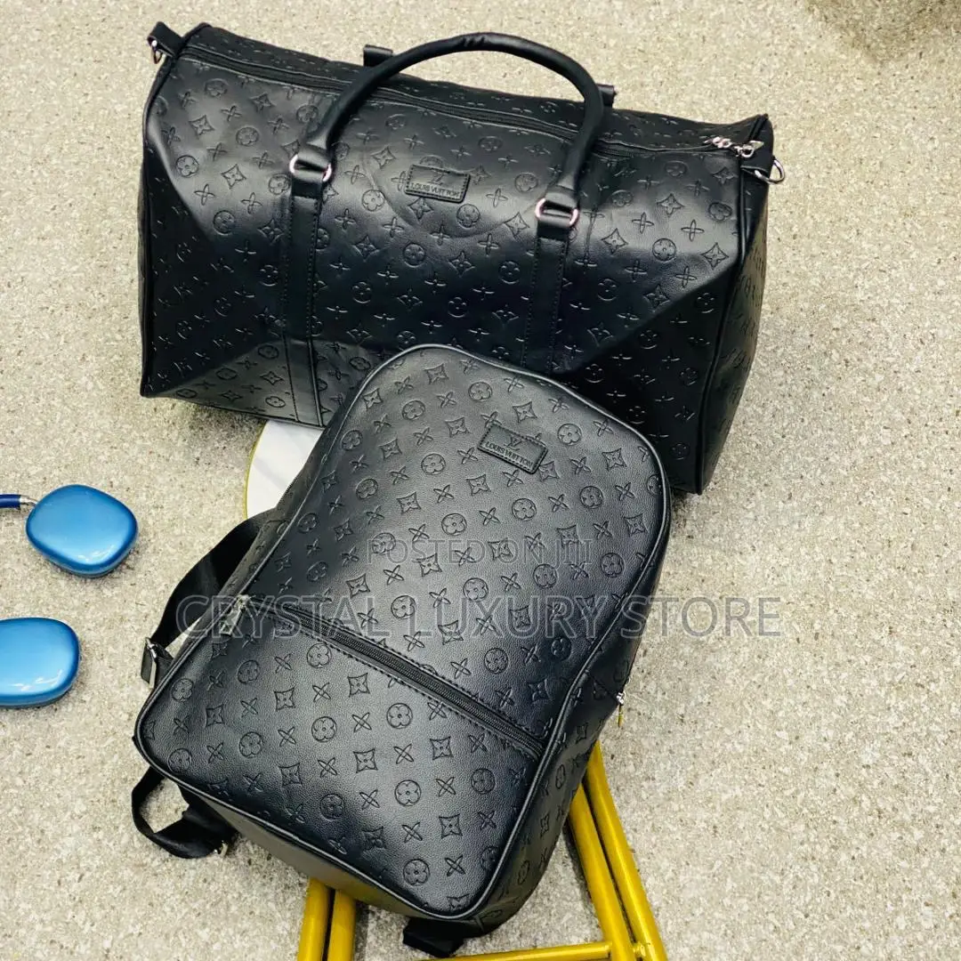 Louis Vuitton Quality Luxury Genuine Leather Duffle Bag/Backpack