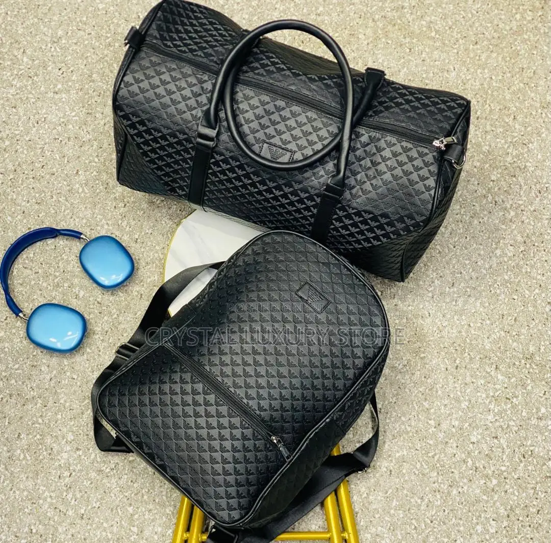 Louis Vuitton Quality Luxury Genuine Leather Duffle Bag/Backpack