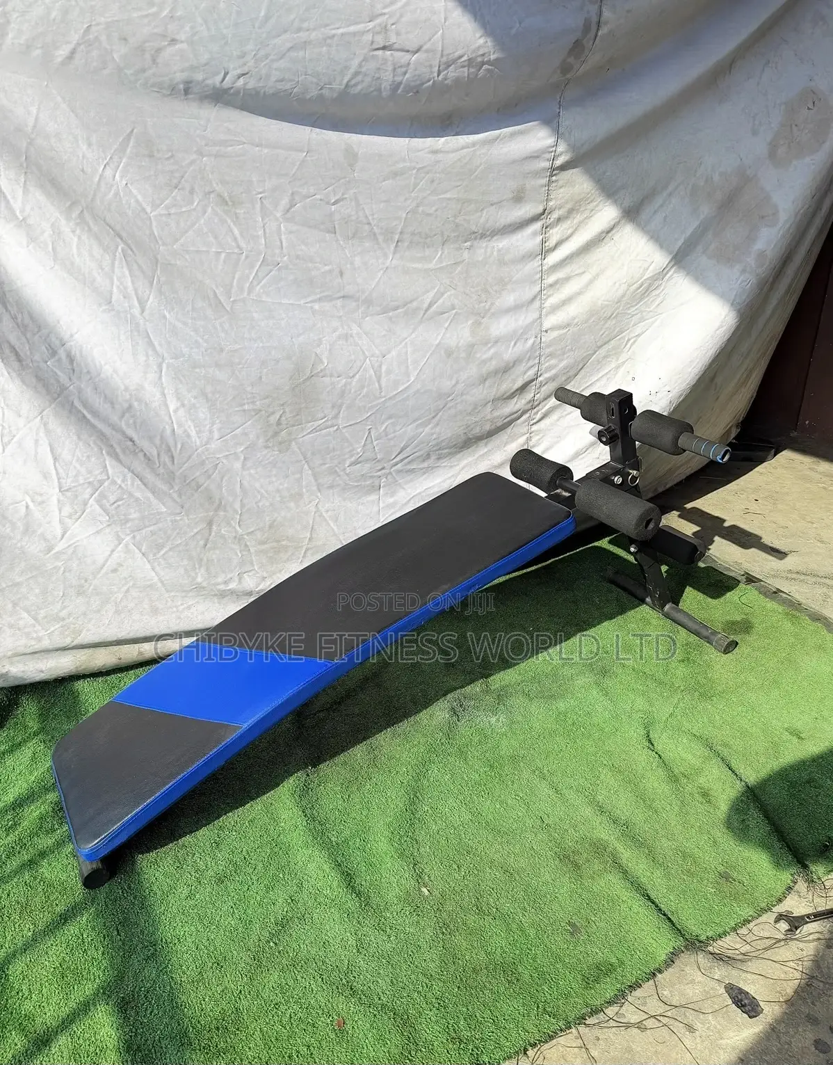 Blue Sit Up Bench