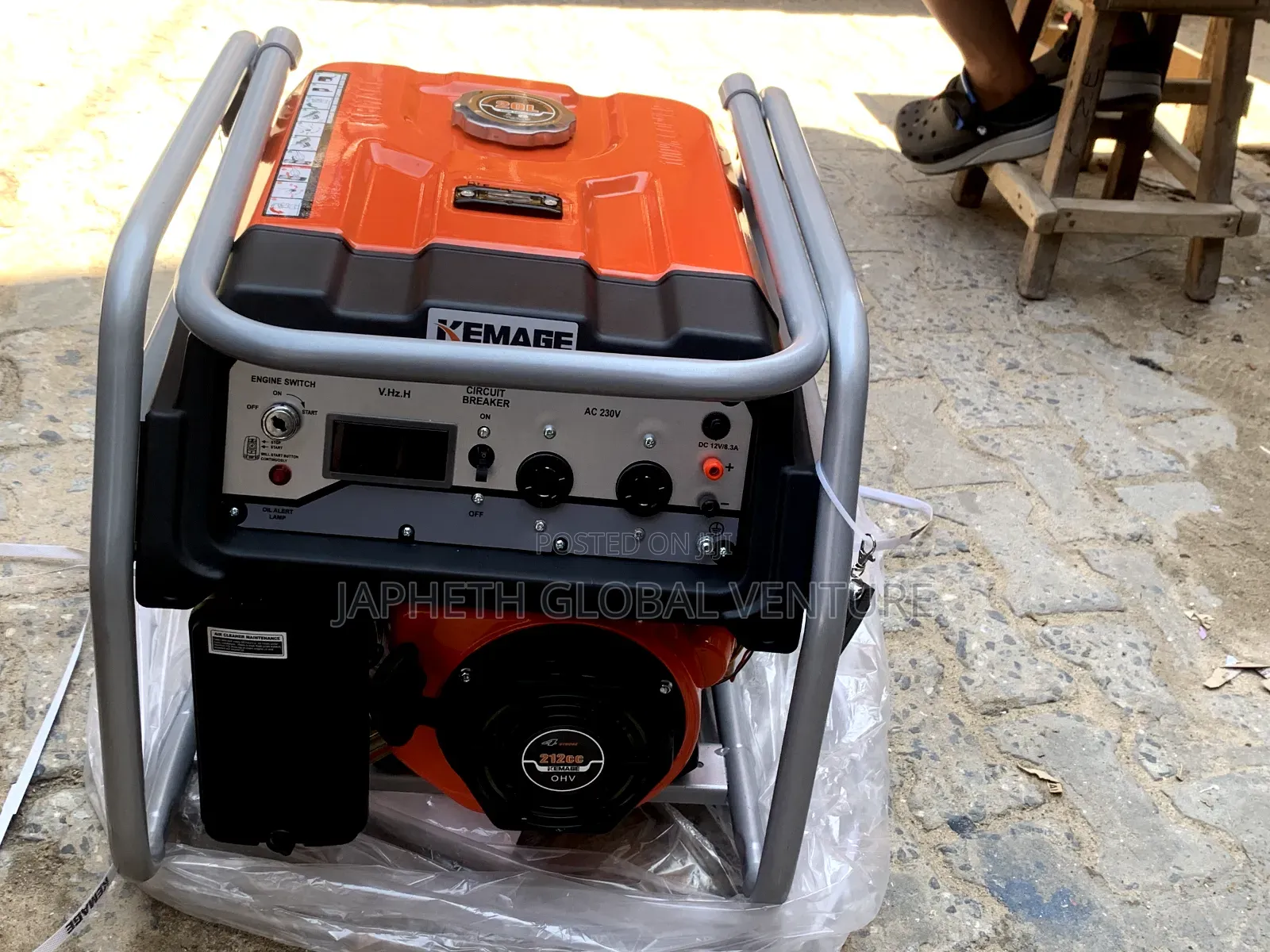 Kemage 4.5kva Copper Coil Generator – Trusted Backup Power Solution