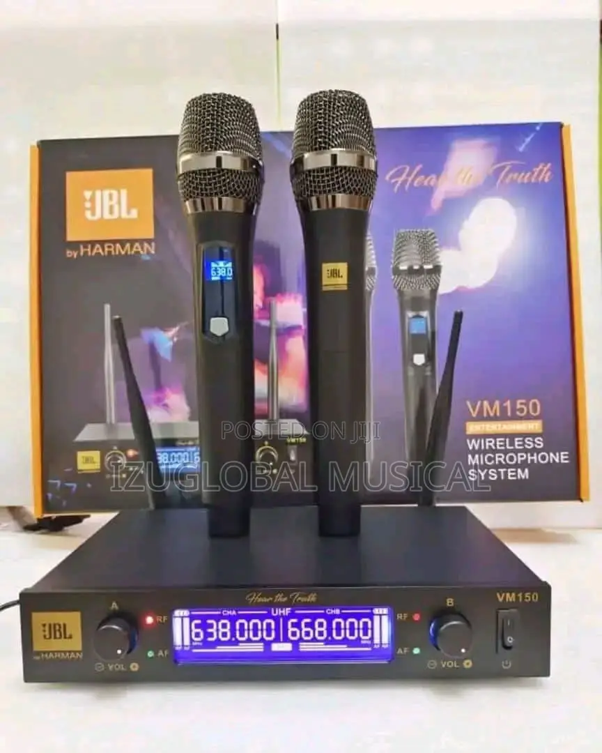 JBL Vm150 Professional Reachargeable Wireless Microphone