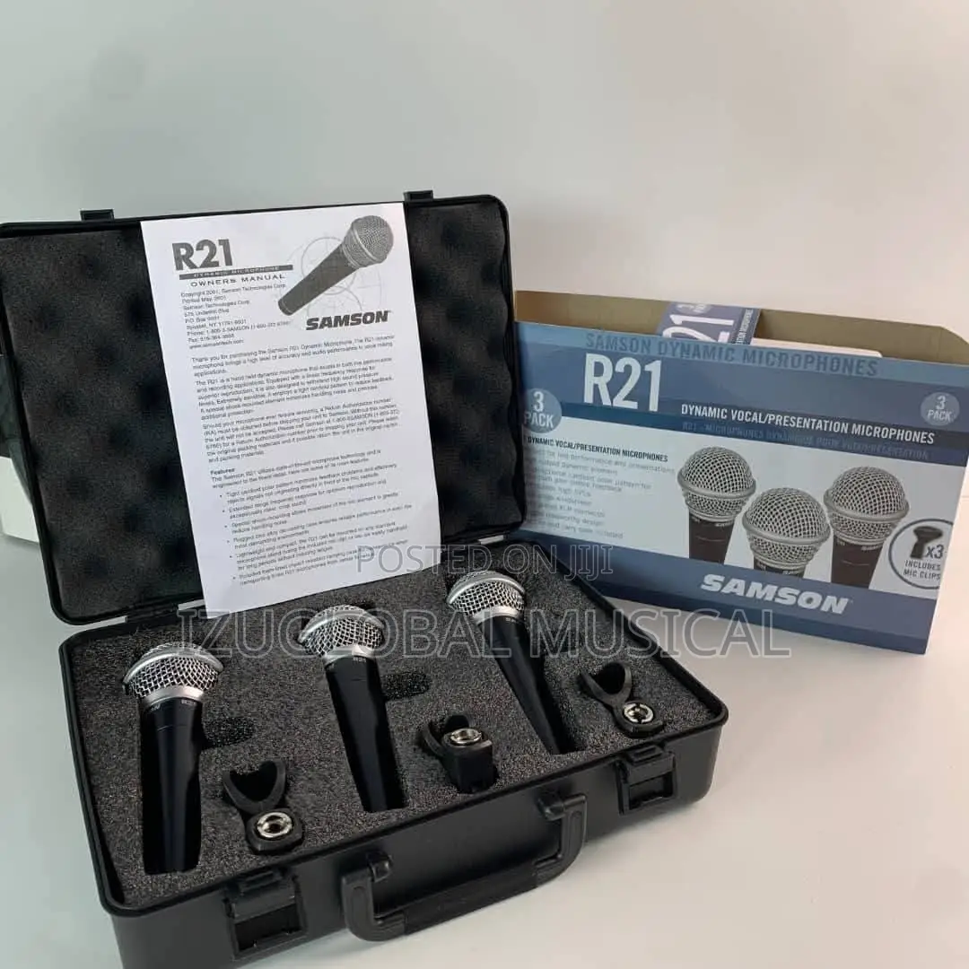 Samson R21 3in1 Wired Microphone