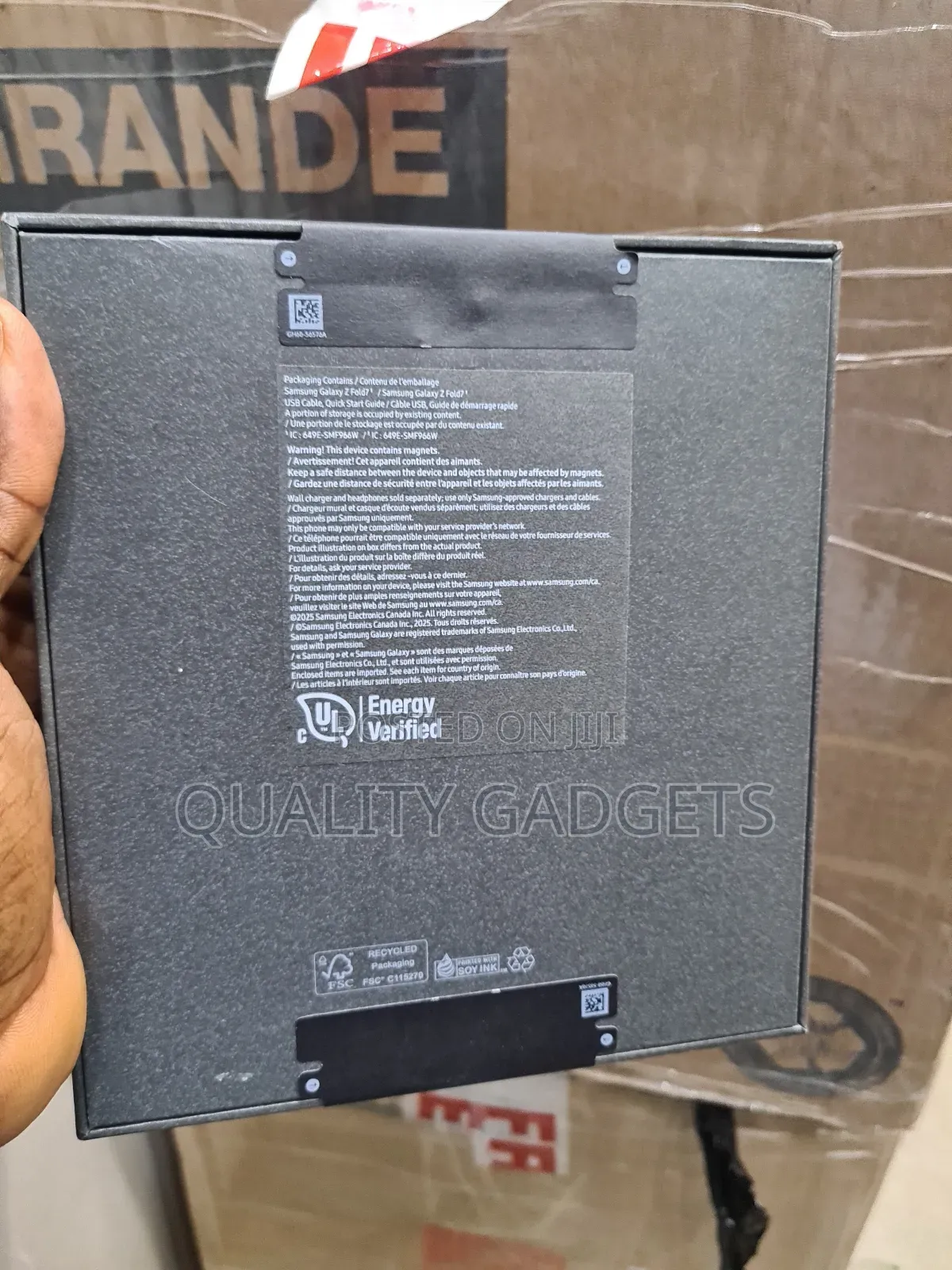 New Samsung Galaxy Z Fold7 256 GB Black