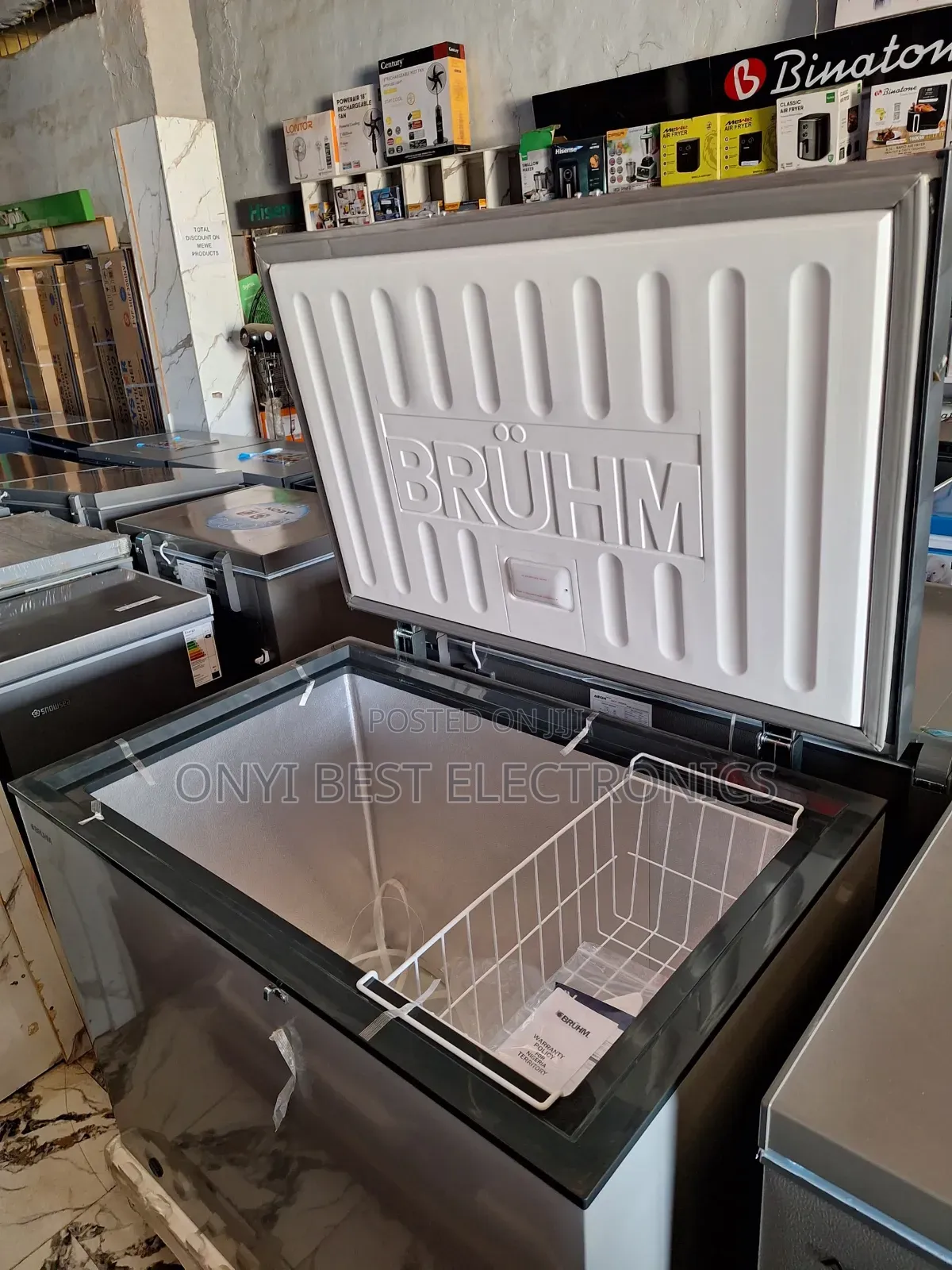 Bruhm 310 Litres Freezer | Bcs-310mr R600 (Silver)