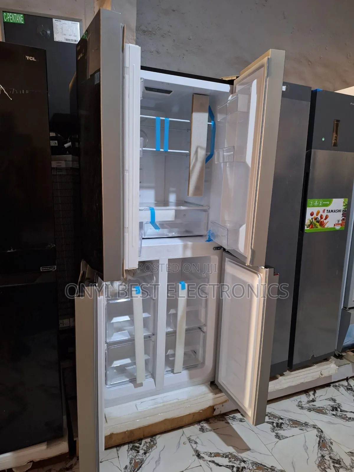Nexus 475 Liters Four Doors Side By Side Refrigerator Nx-580 Ffbg