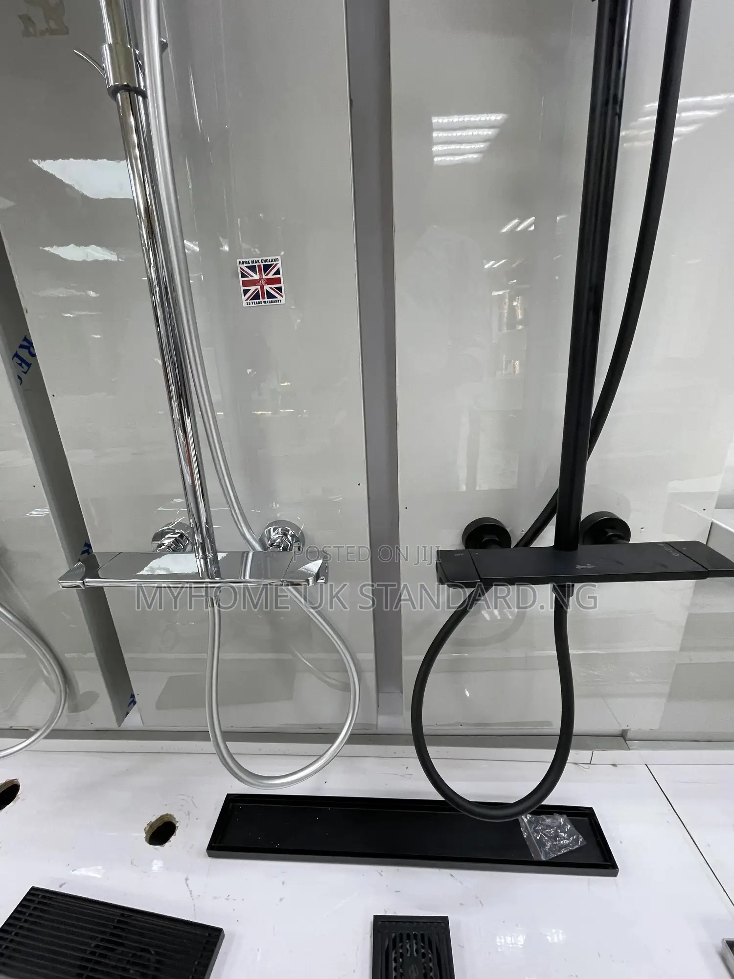 Pure England Thermostatic Standing Shower