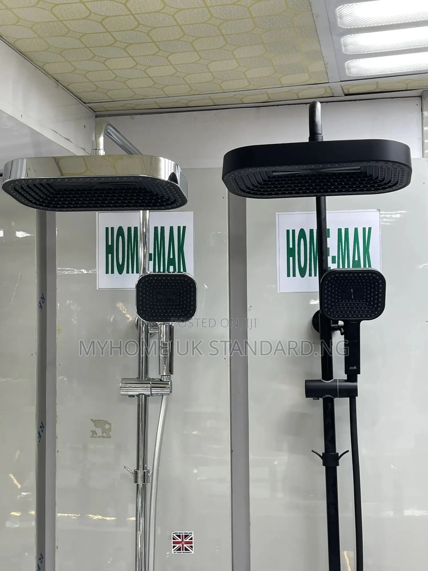 Pure England Thermostatic Standing Shower