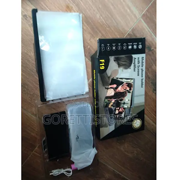 F19 9d Screen Magnifier/Amplifier With Bluetooth Speaker