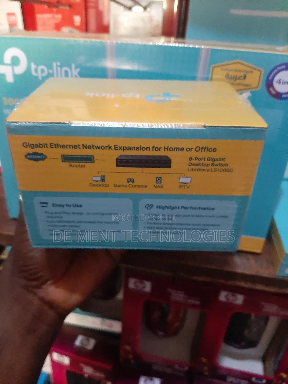 Tp-Link 8 Ports Ls1008g Gigabit Desktop Switch