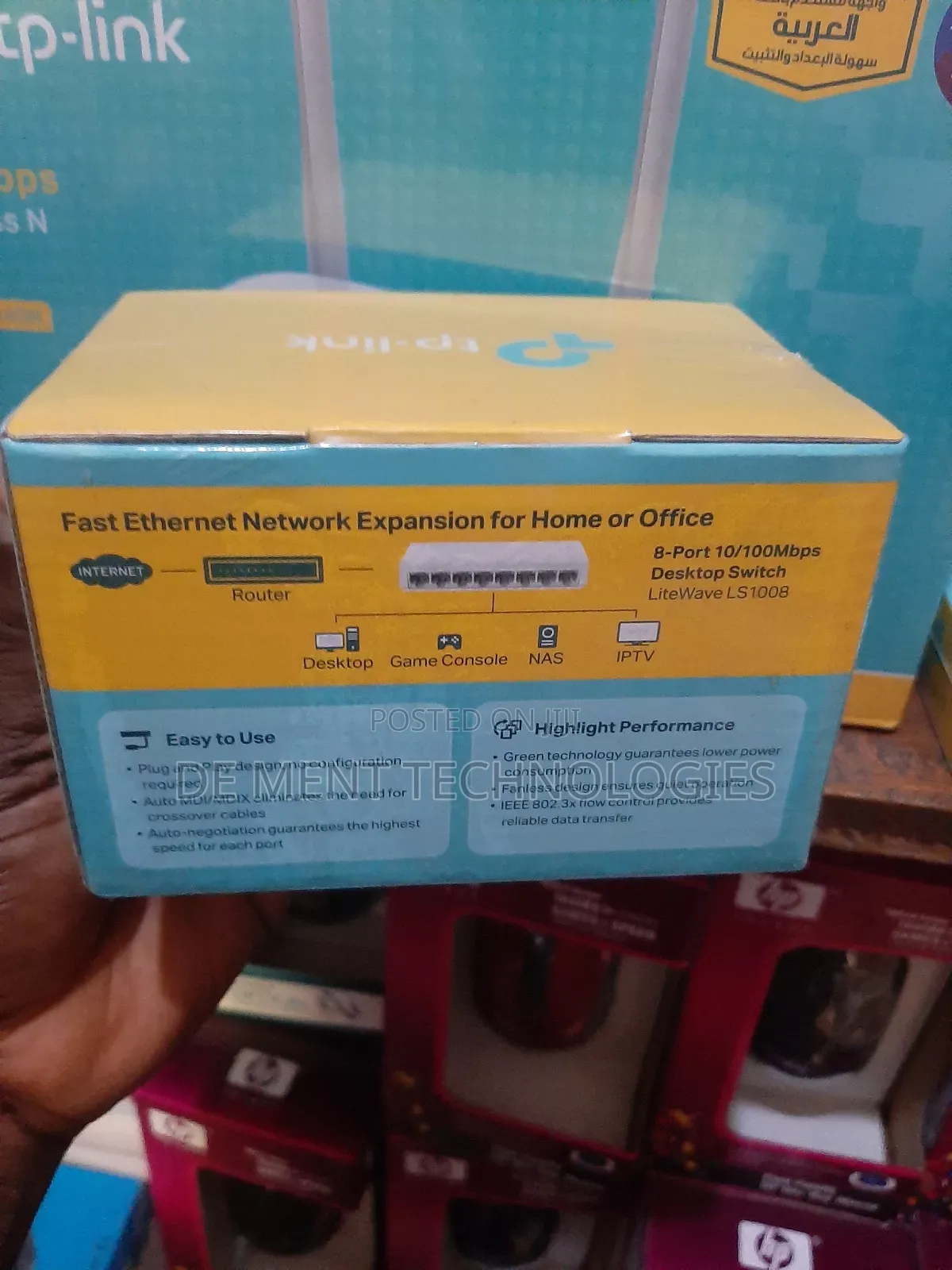 Tp-Link Ls1008 8ports 10/100 Desktop Switch