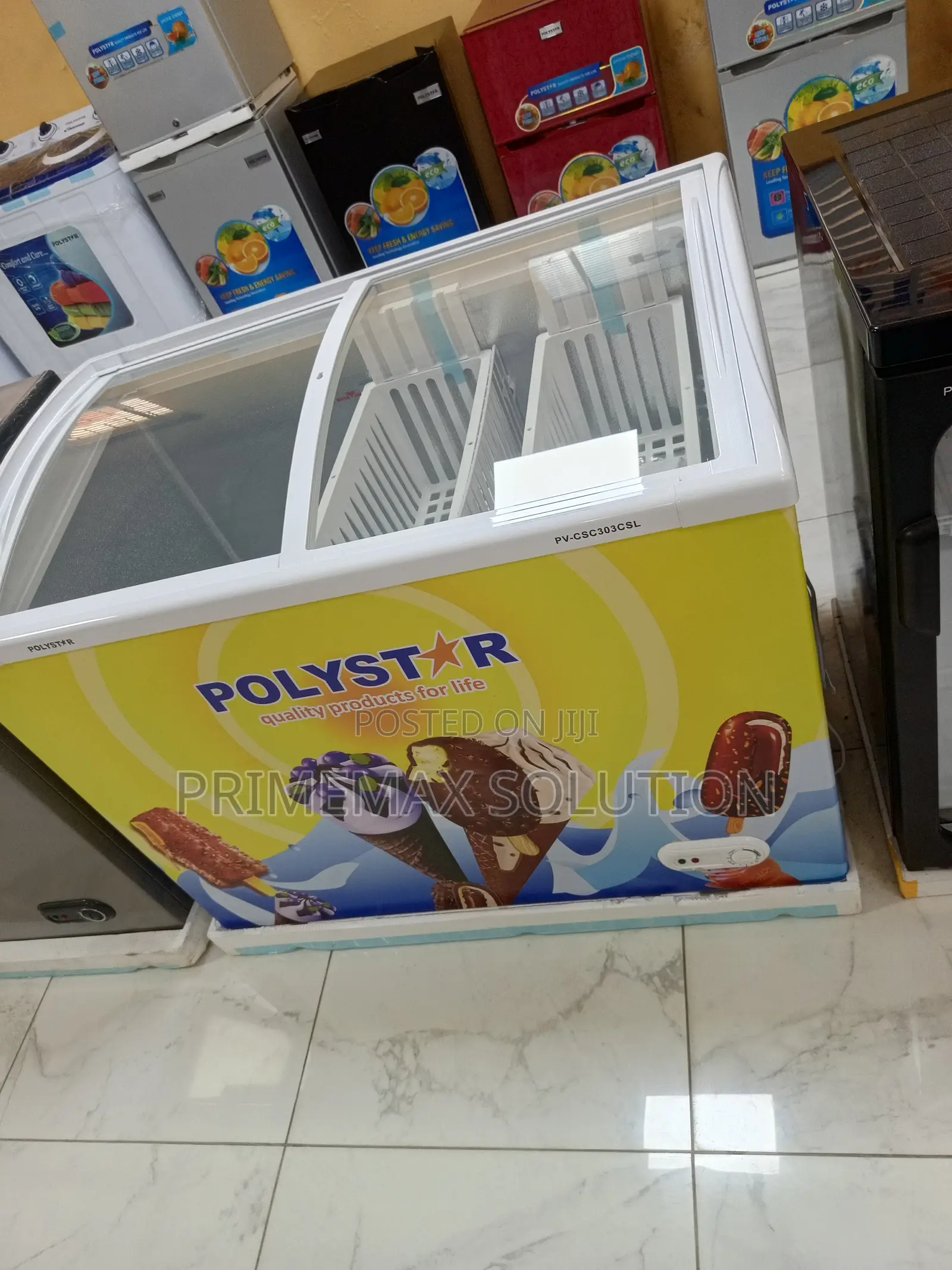 Polystar 226 Litres Pv-Csc303csl Showcase Freezer – Monolithic Frame
