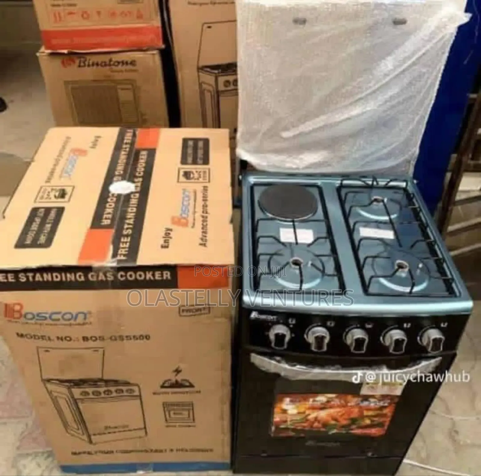 Boscon Standing Gas 3 + 1 With Oven Chi