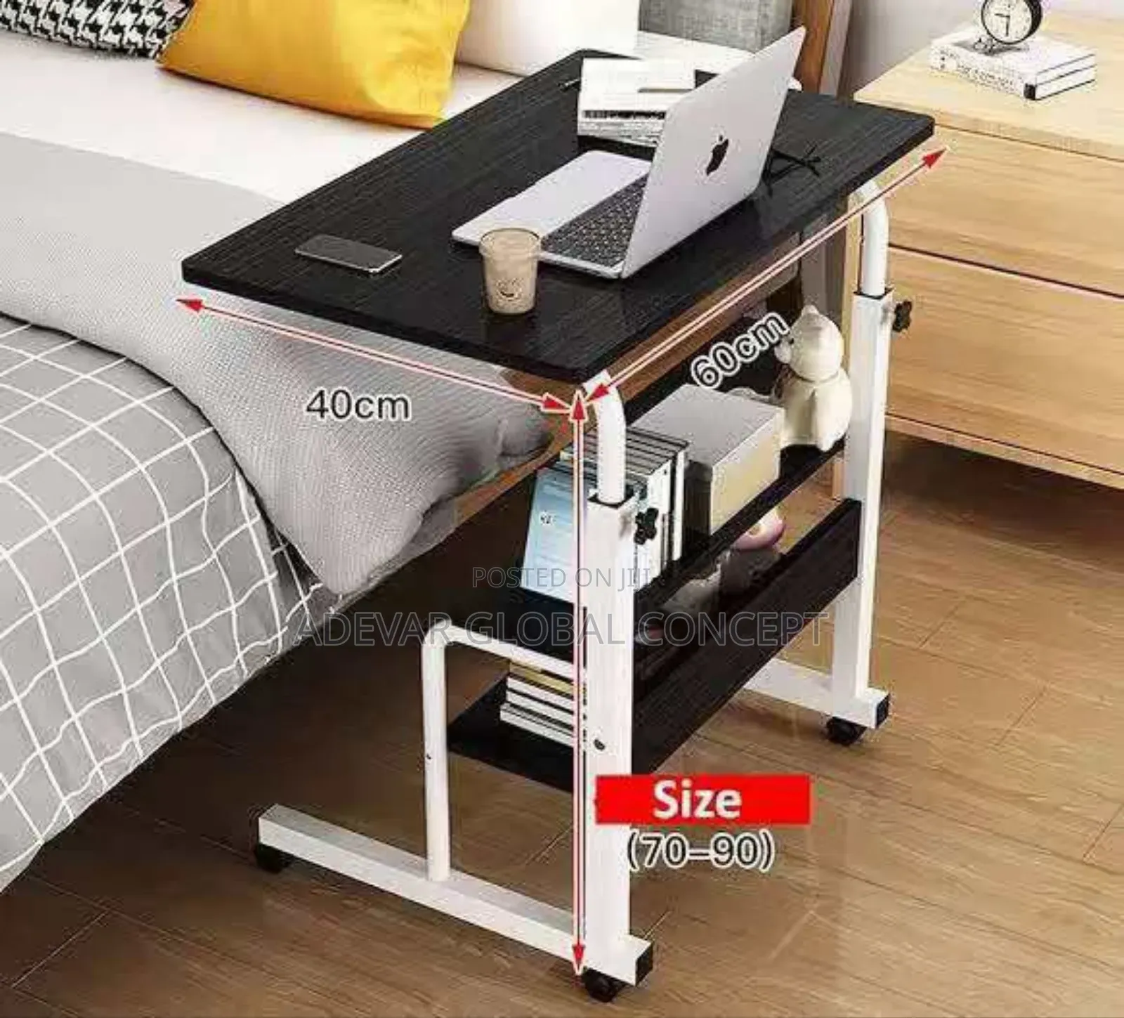 Folding Adjustable Computer Desk. Free Retractable. Simple F