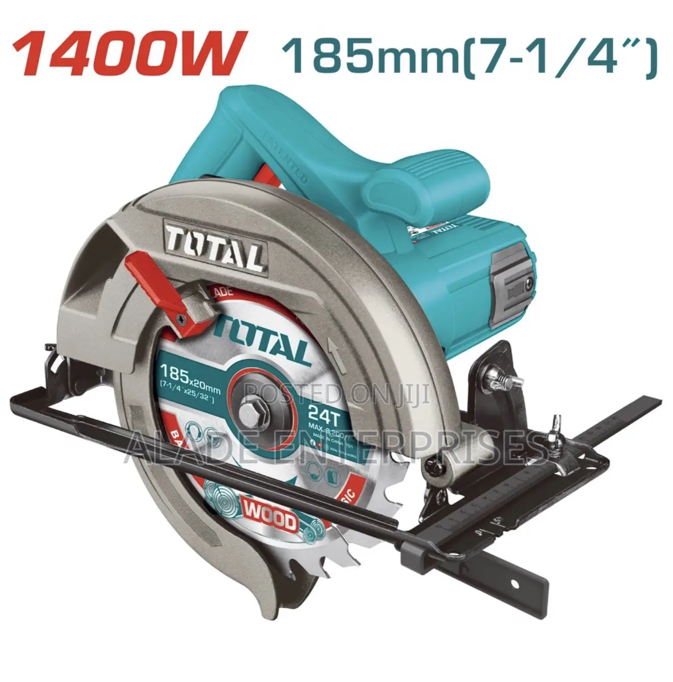 Total Circular Saw 1400w - 185mm 7inches