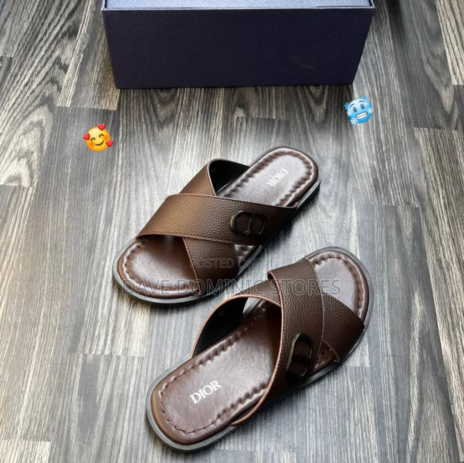 Luxury Dior Oblique Slides