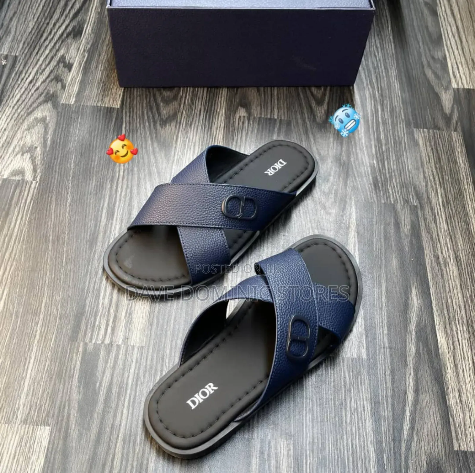 Luxury Dior Oblique Slides