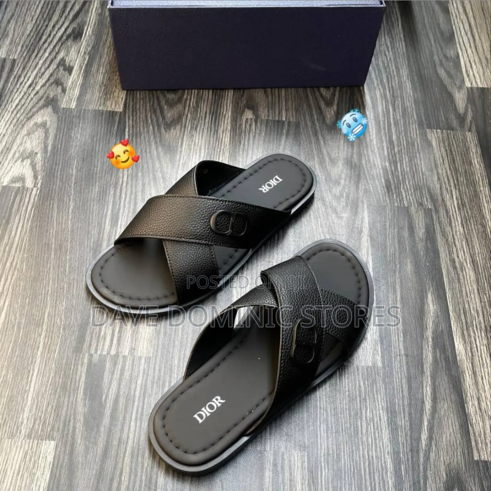 Luxury Dior Oblique Slides