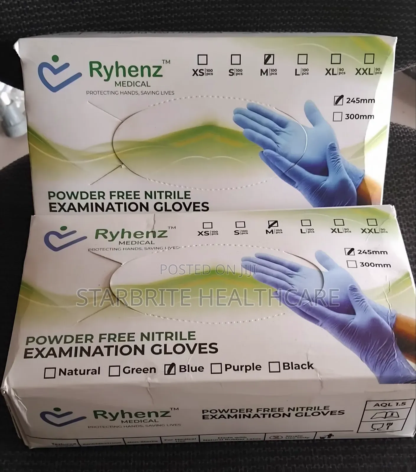 Powder Free Nitrile Examination Gloves
