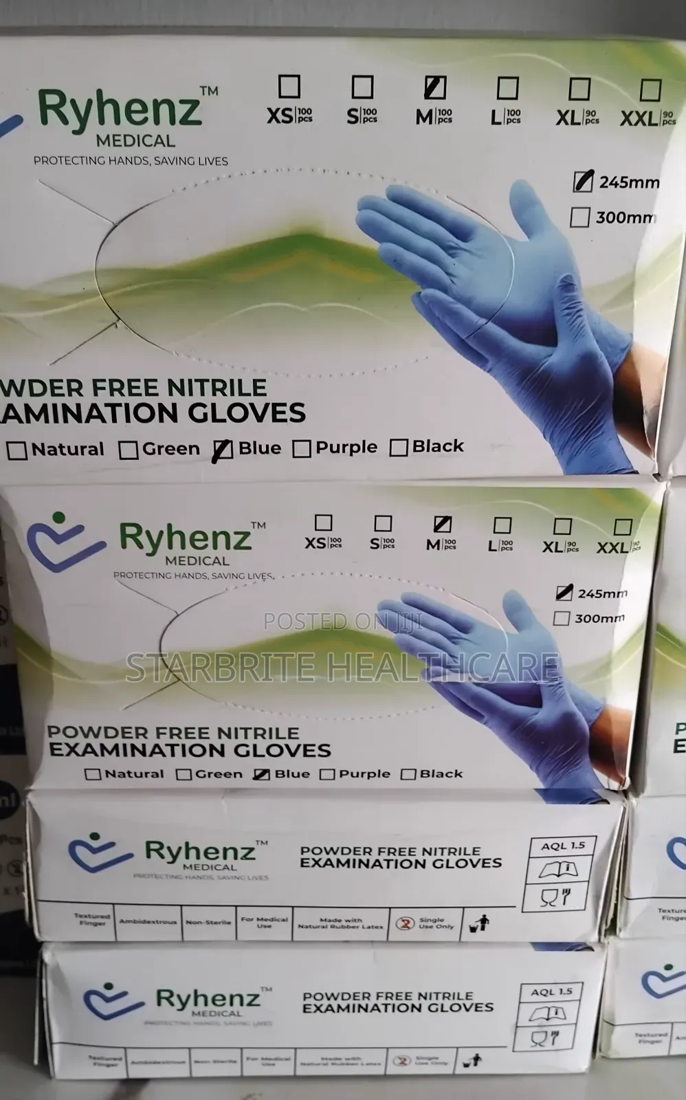 Powder Free Nitrile Examination Gloves