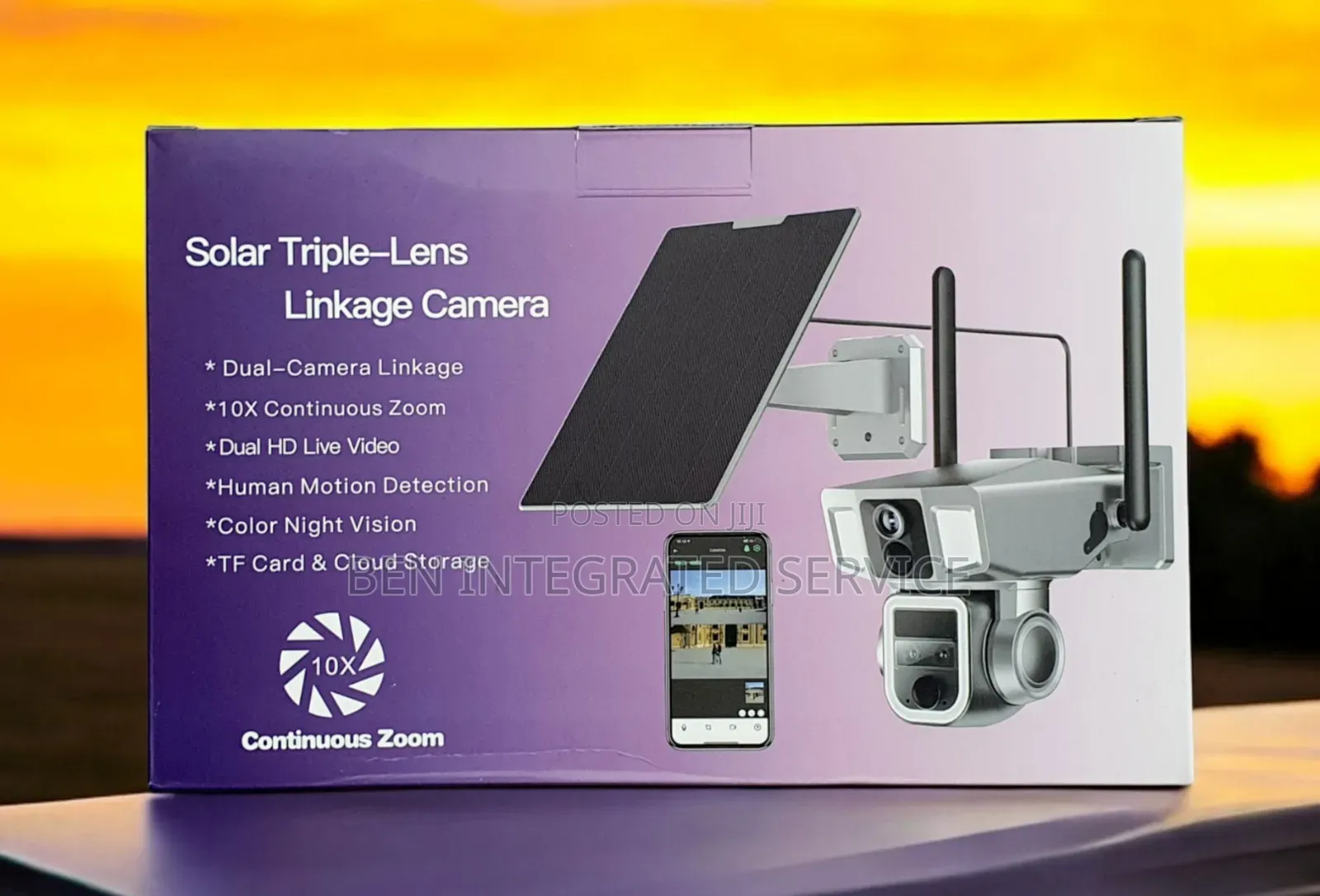 Solar Triple-Lens Linkage Camera