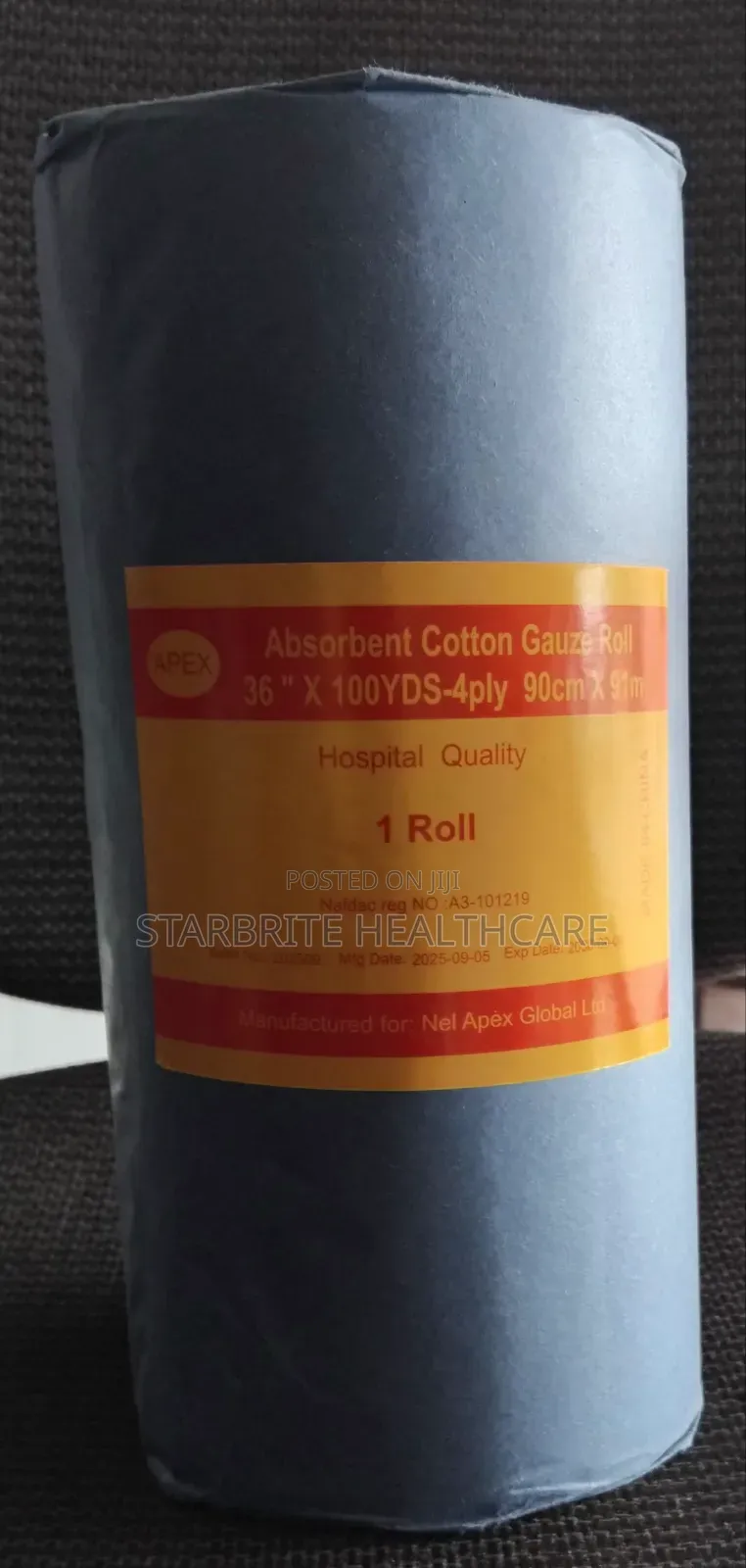 Absorbent Cotton Guaze Roll