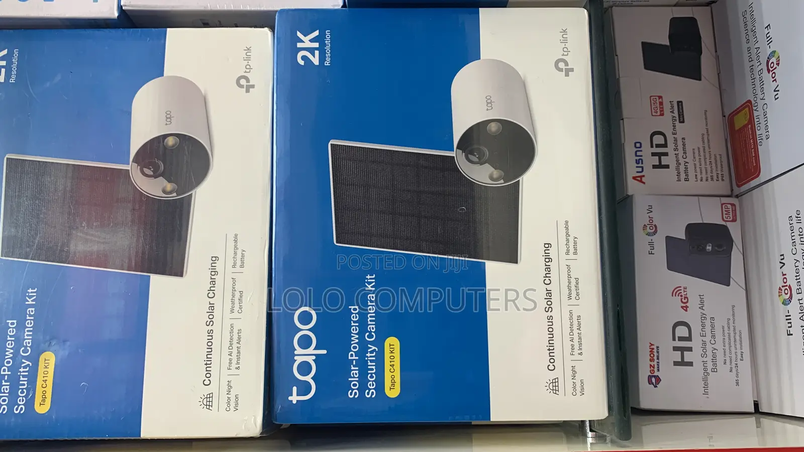 Solar Powered Security Camera Kit