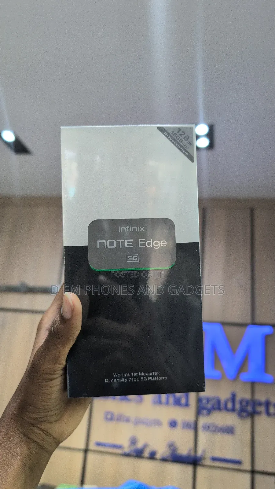 New Infinix Note Edge 128 GB Blue