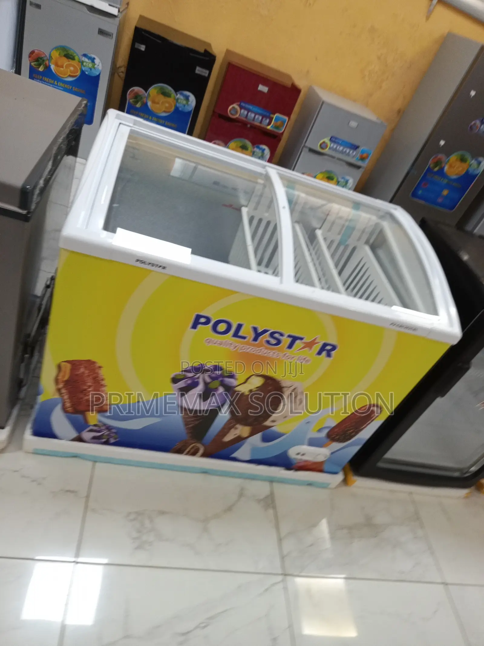 Polystar 226l Pv-Csc303csl Showcase Ice Cream Freezer – Lock Included