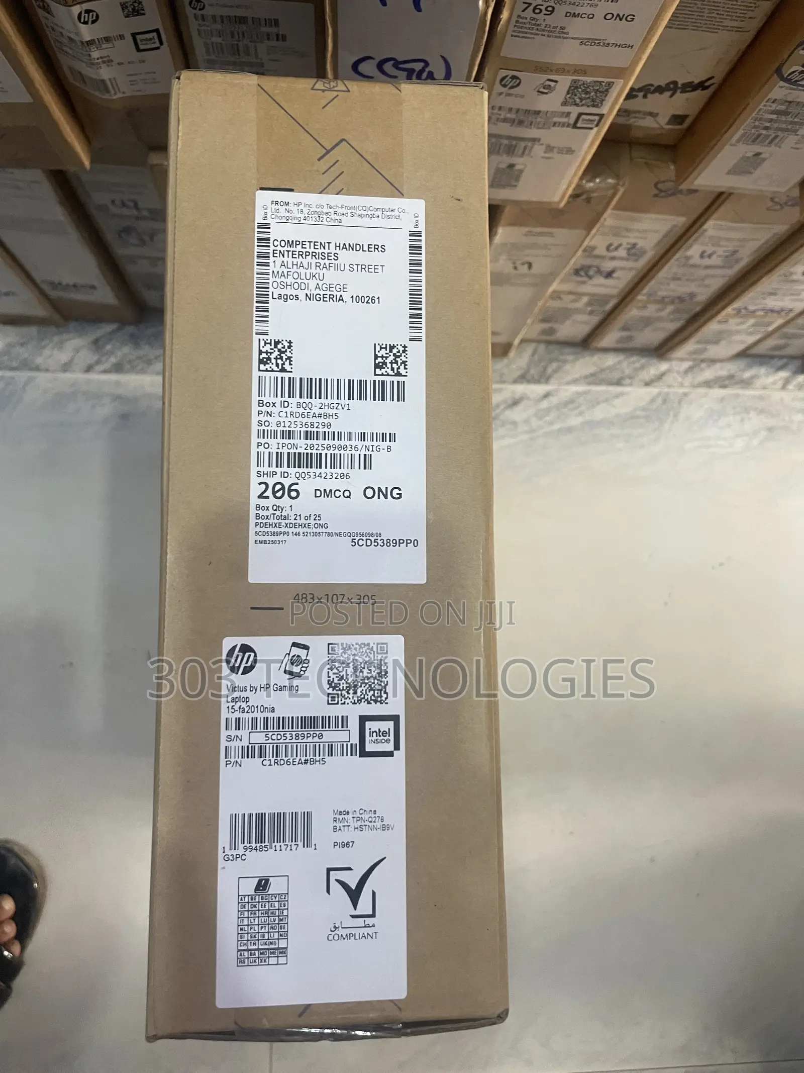 New Laptop HP Victus 15 16GB Intel Core I7 SSD 512GB
