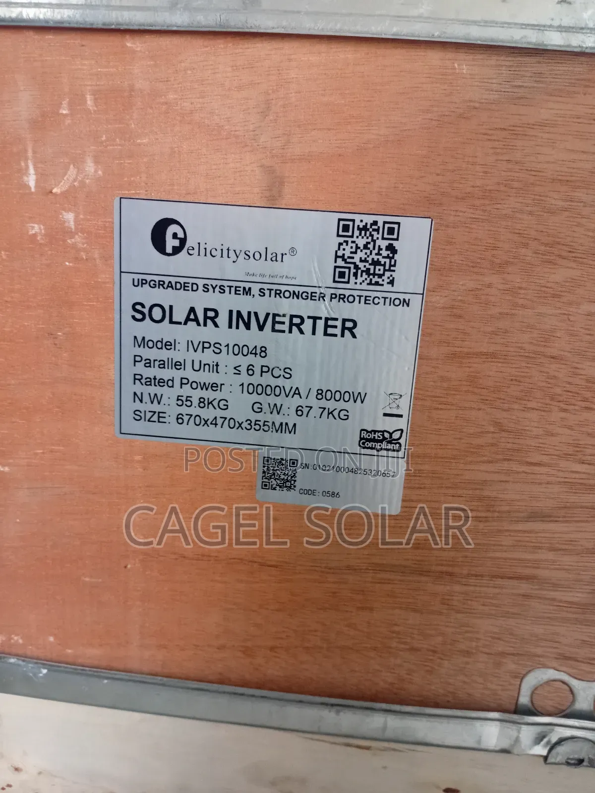 Felicity Ivps 10kva 48v Inverter