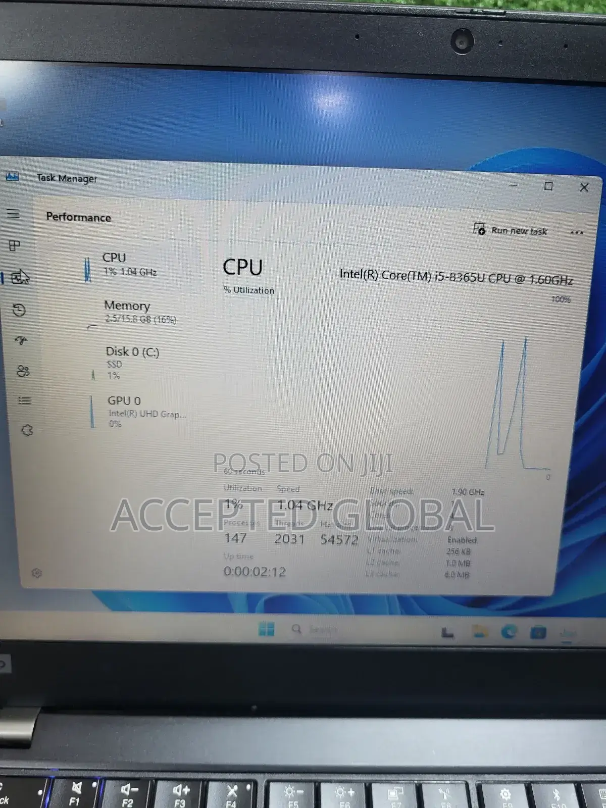 Laptop Lenovo ThinkPad X280 16GB Intel Core i5 SSD 256GB