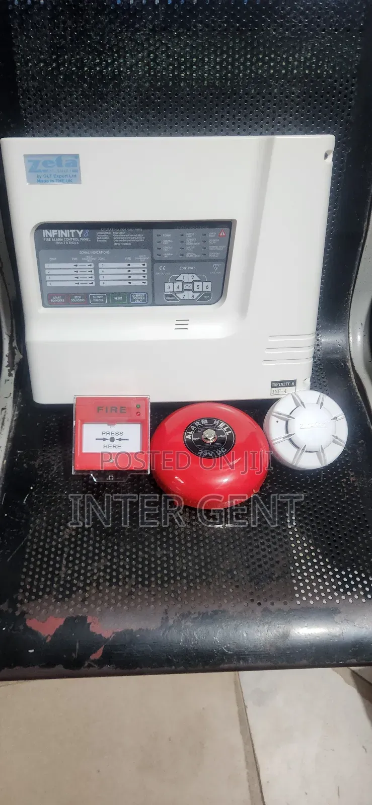 4 Zone Zeta Fire Alarm Panel