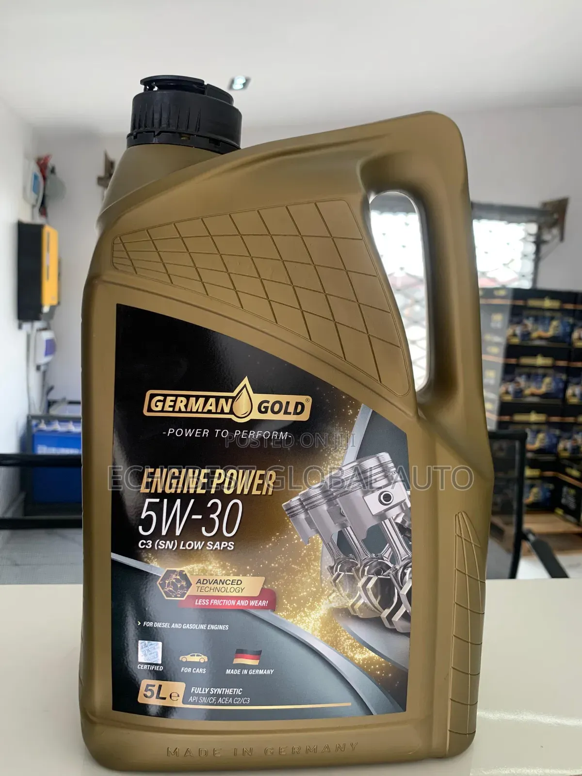 German Gold Engine Oil. 5 Litres. 5w-30