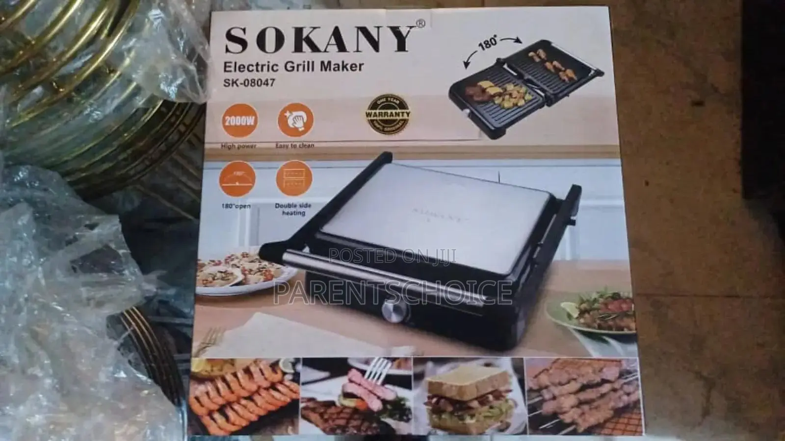 Sokany Electric Grill Maker