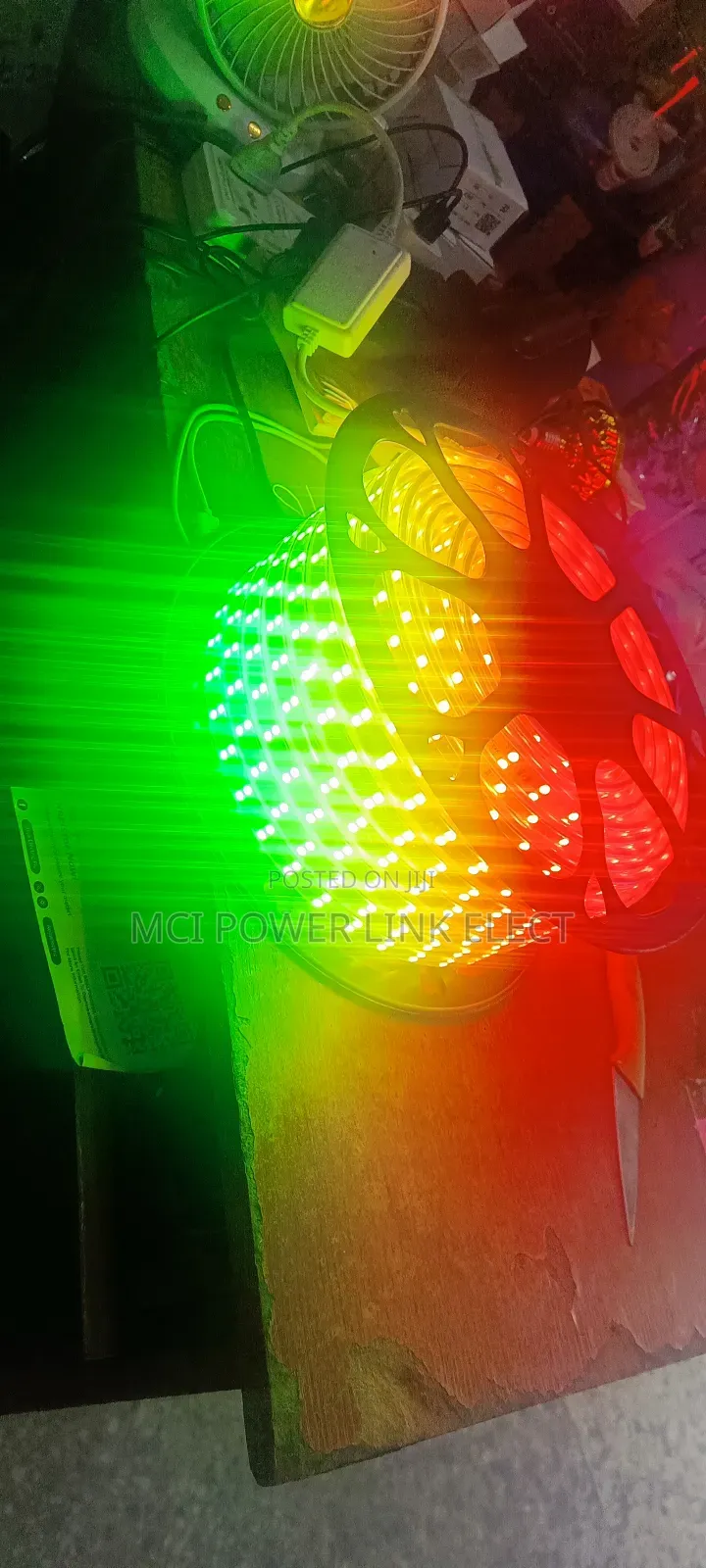 Copper Multi Colour Rope Light RGBW Complete 50 Meters