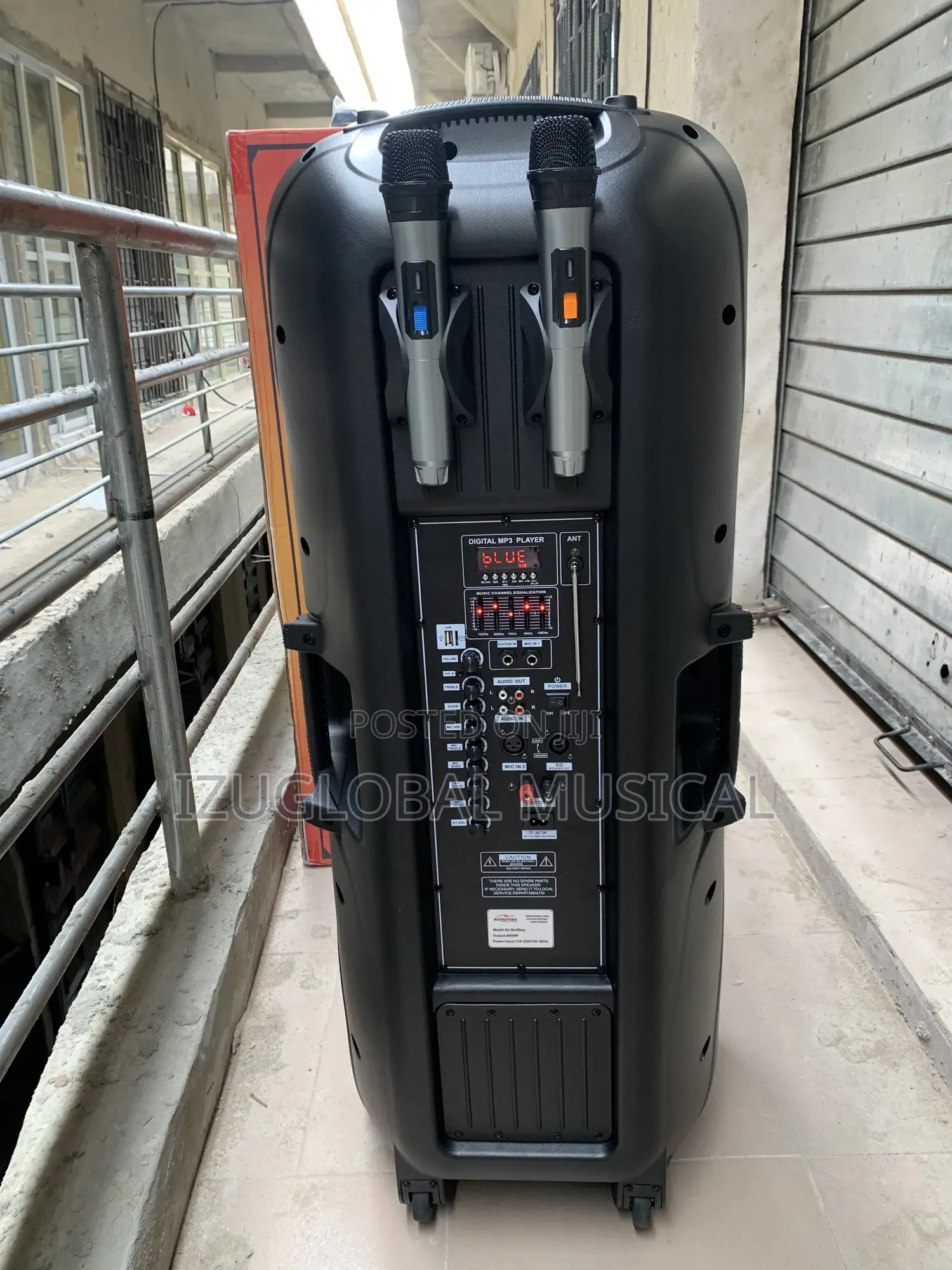 Sunymax Double Public Address System With 2 Wireless Mic