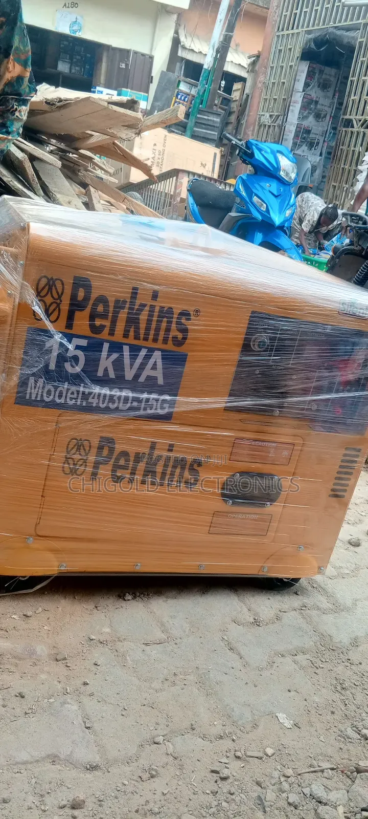 Original Perkins Diesel Generator 100% Copper Coil 15 Kva
