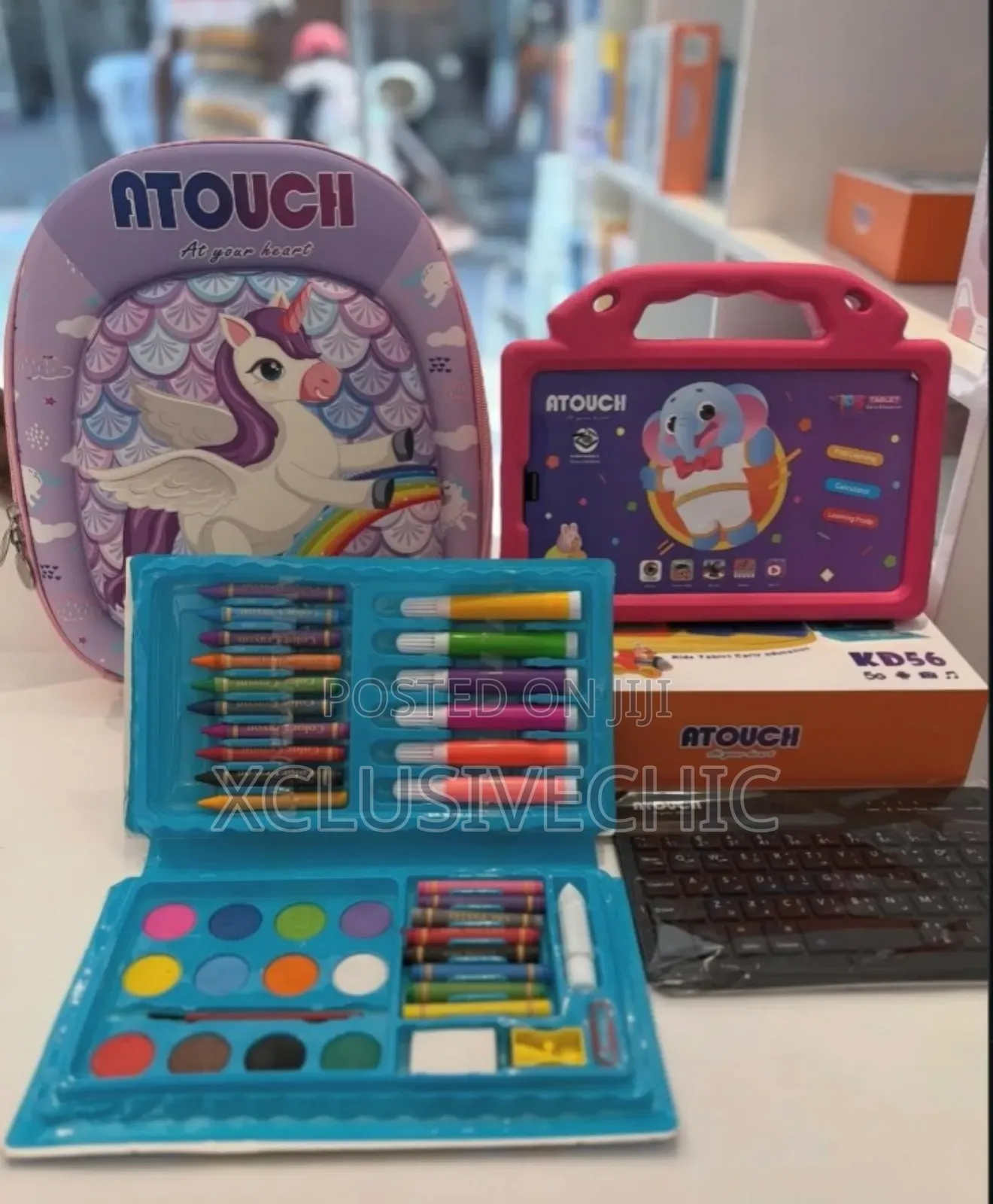 Atouch Kt33 7 Inch Kids Android Tablet- 2 Sim Port, Wifi
8gb + 256gb