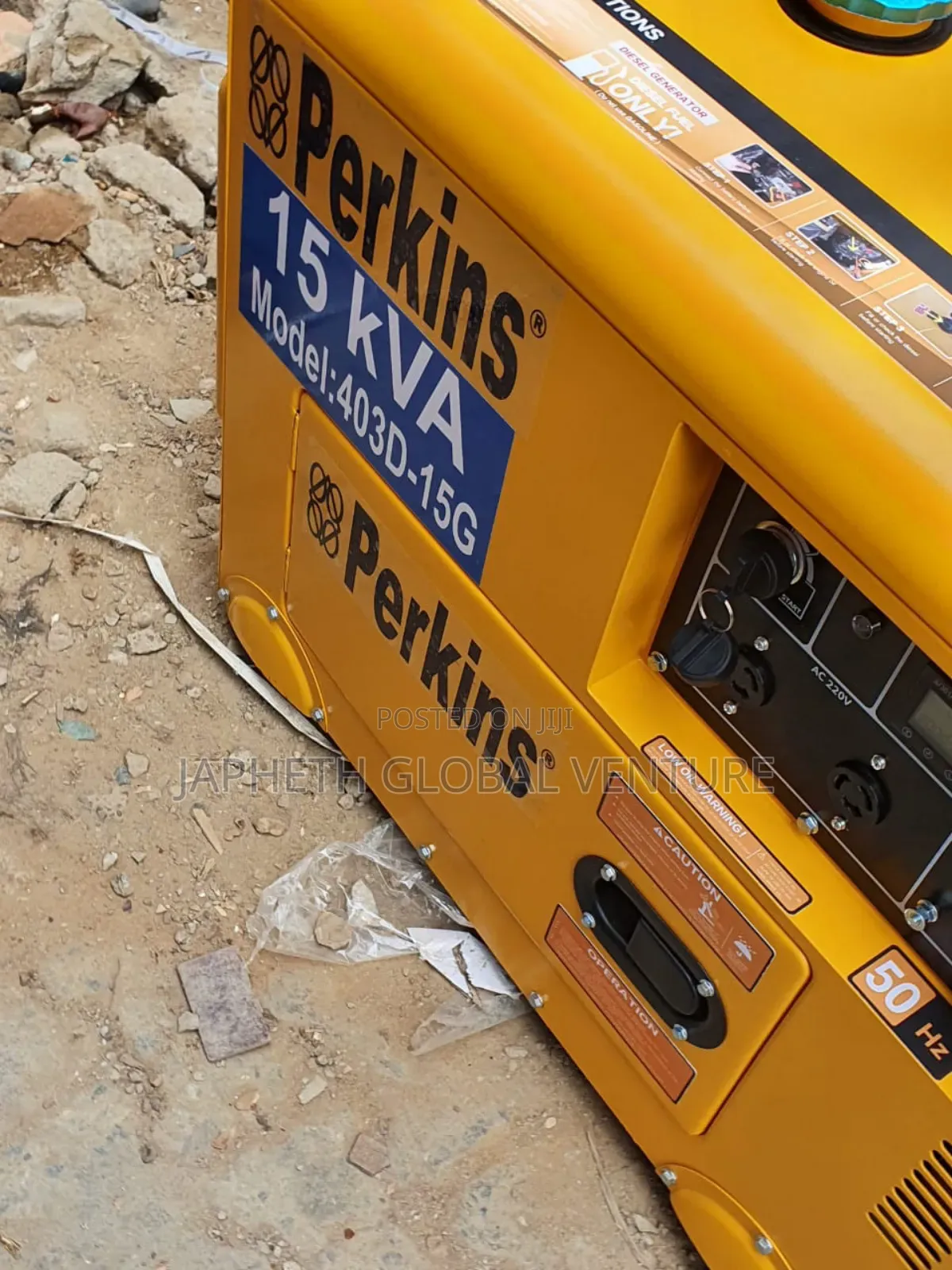 Perkins Diesel Soundproof Generator 15kva  Copper Coil