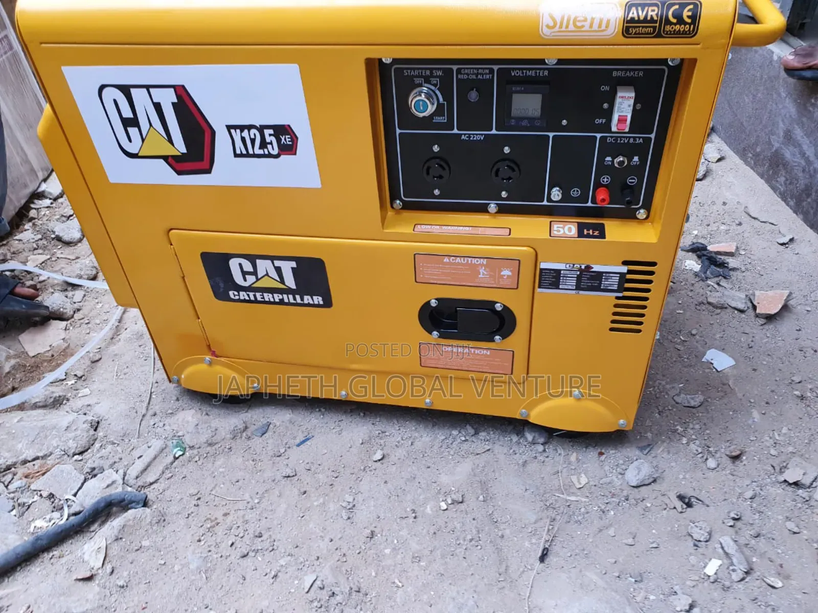 Cat 12.5kva Diesel Soundproof Generator  Copper Coil