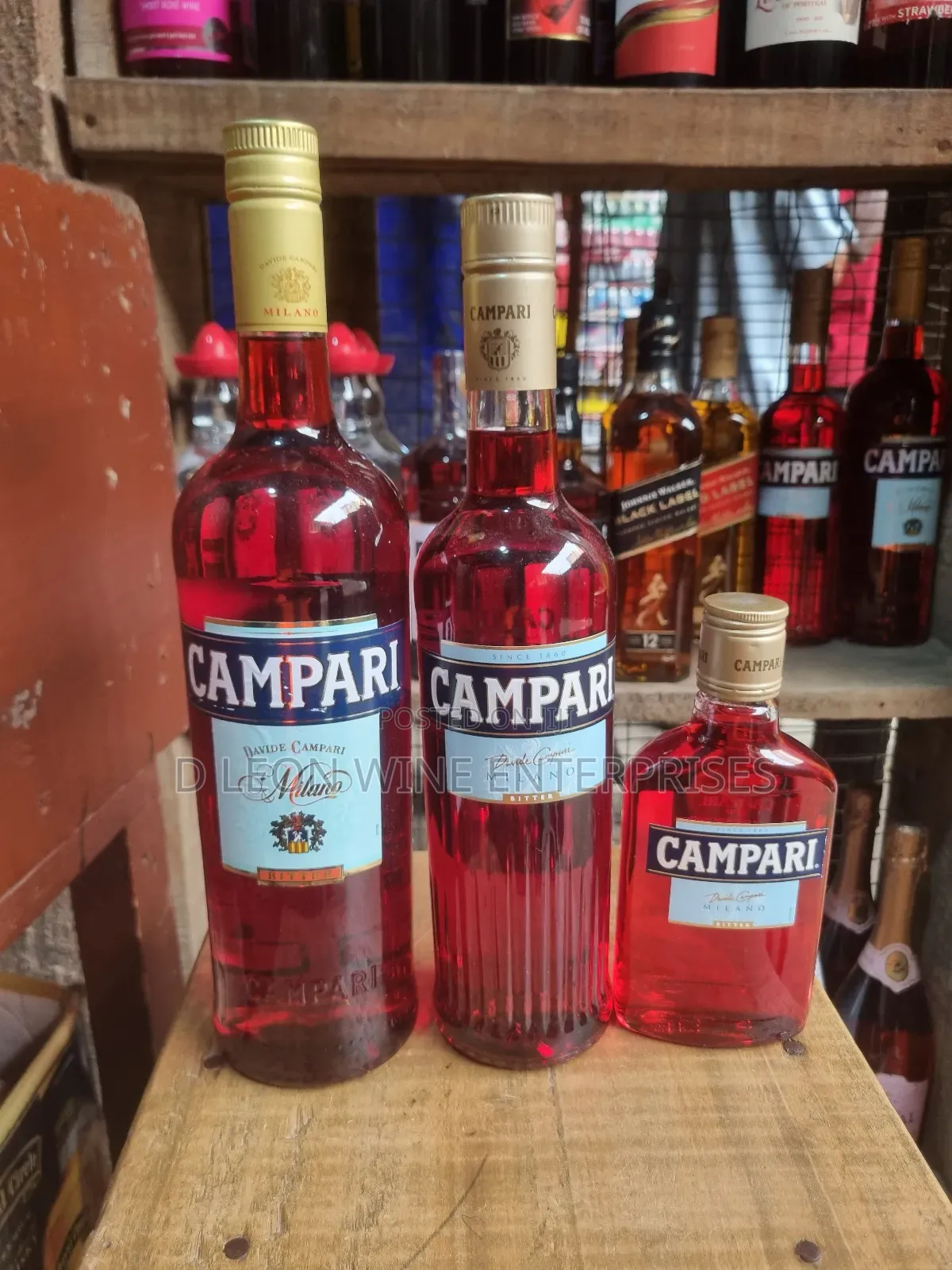 Campari Bitter 100ml Cartoon by ( 12 Bottles )