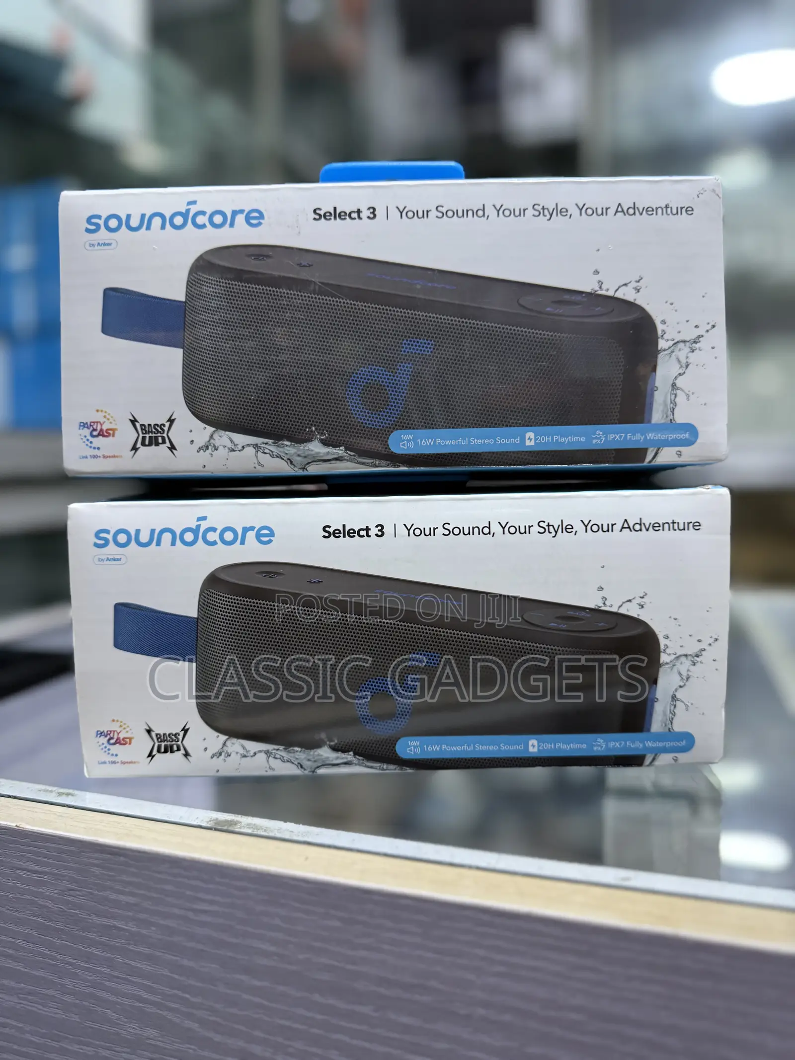 Soundcore Select 3 Portable Outdoor Bluetooth Speaker