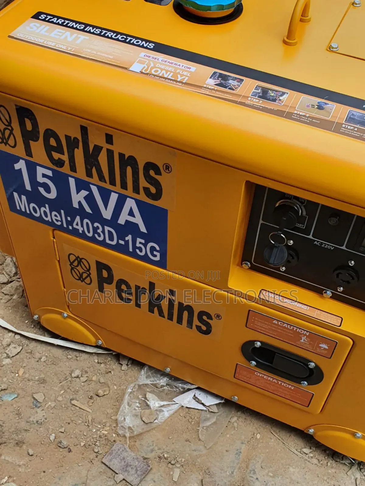 Perkins 15kva Diseal Soundproof Generator Best Quality