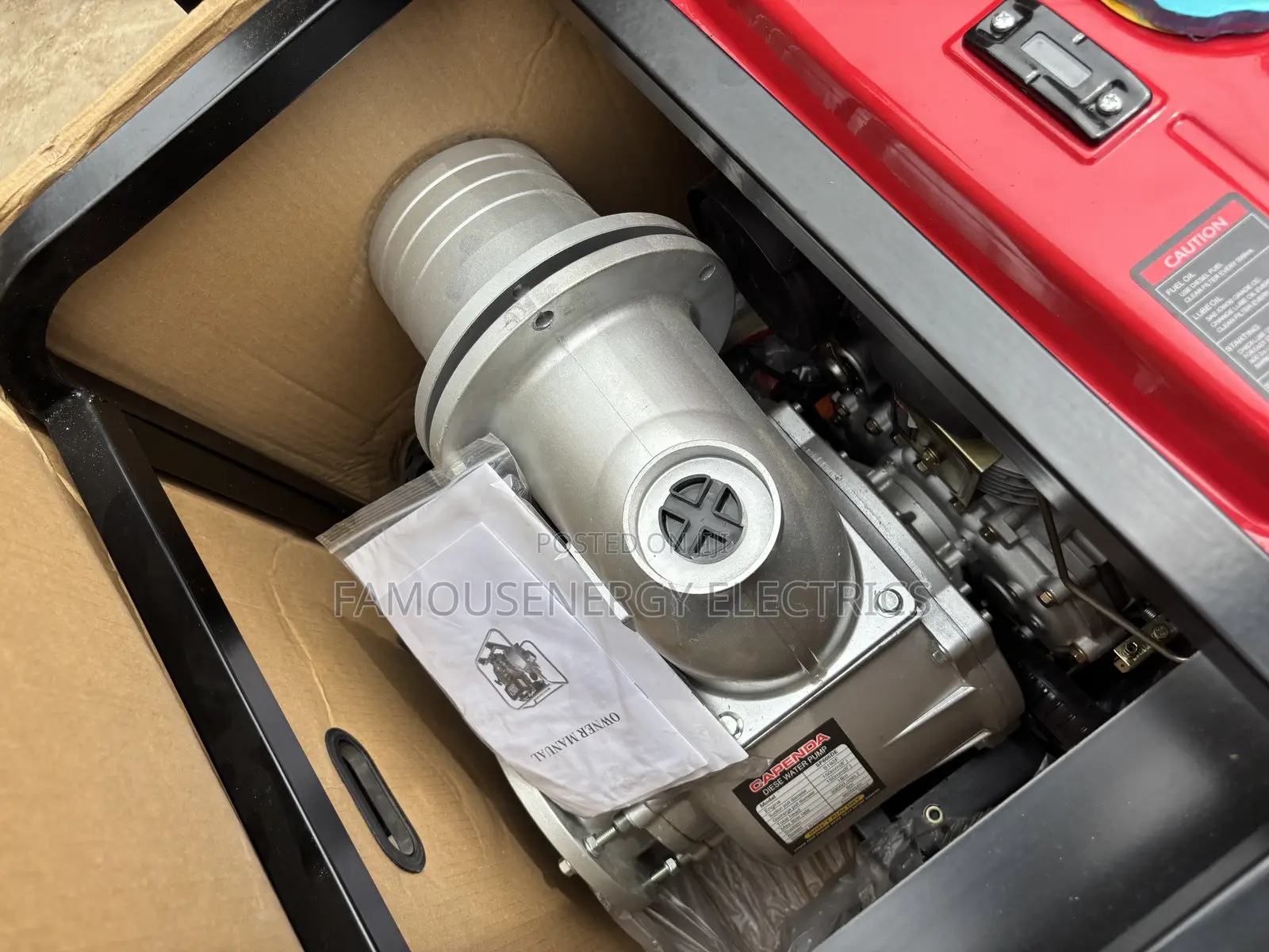 6 Inches Water Pump Diesel Pure Copper