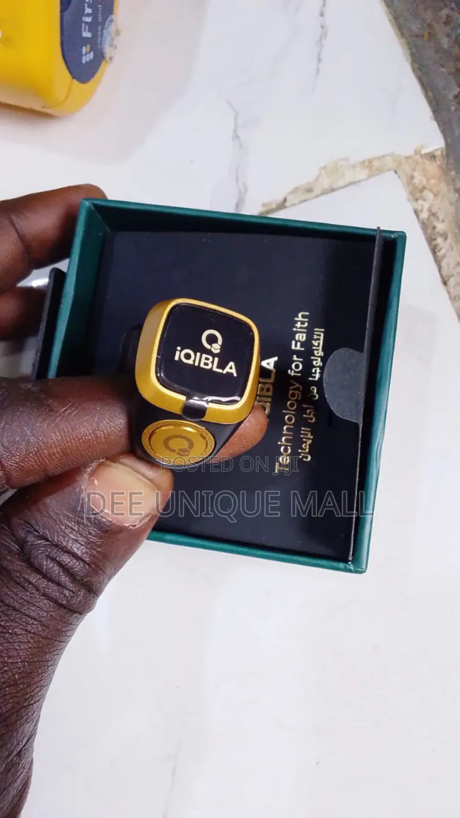 Iqibla Smart Tasbeeh Counter,Zikr Ring For Prayer Timing,Oled Display